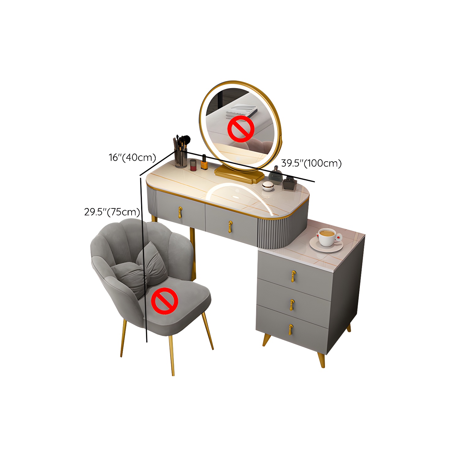 Glam Makeup Vanity | Ormau - image 32
