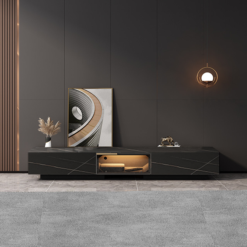 Rectangular TV Stand with Light | Ormau - image 1