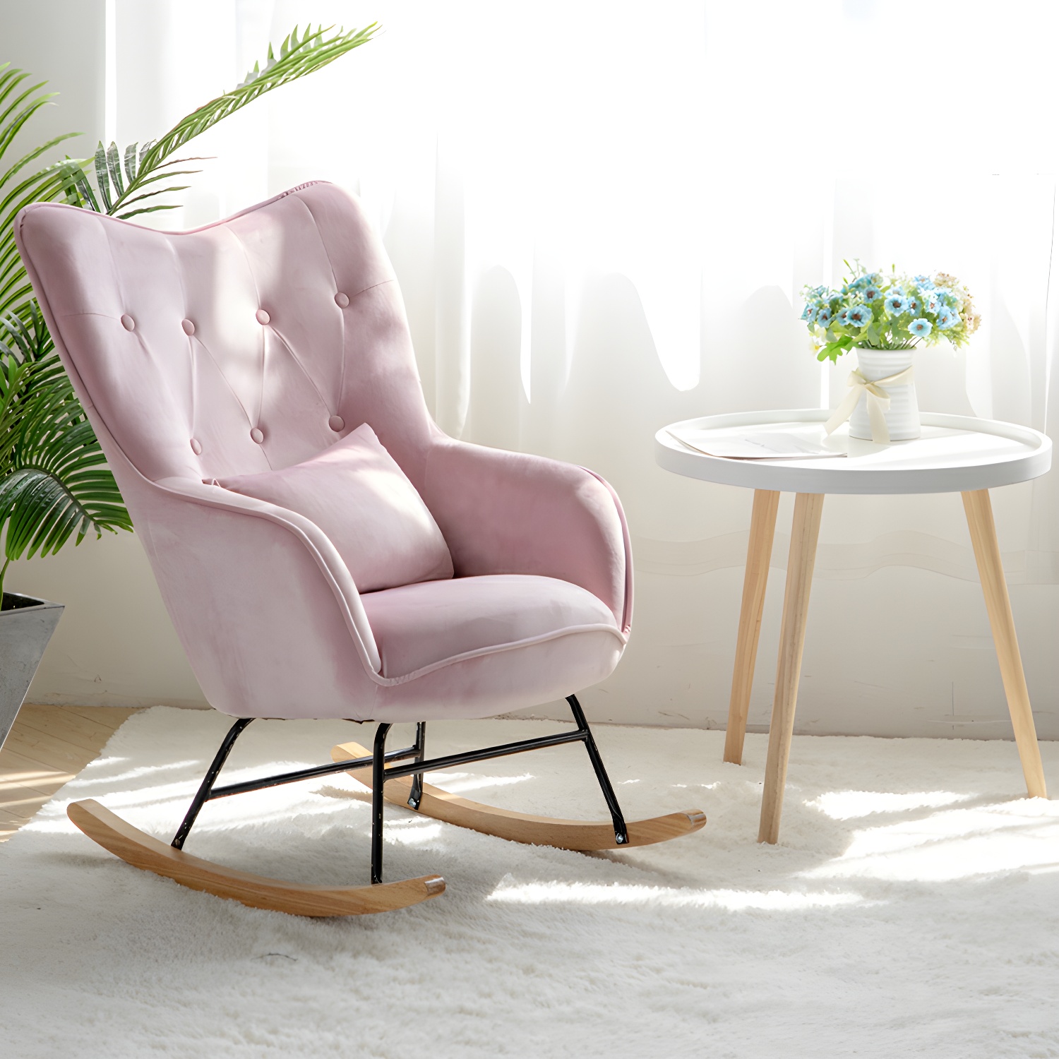 Upholstered Rocking Chair | Ormau - image 12