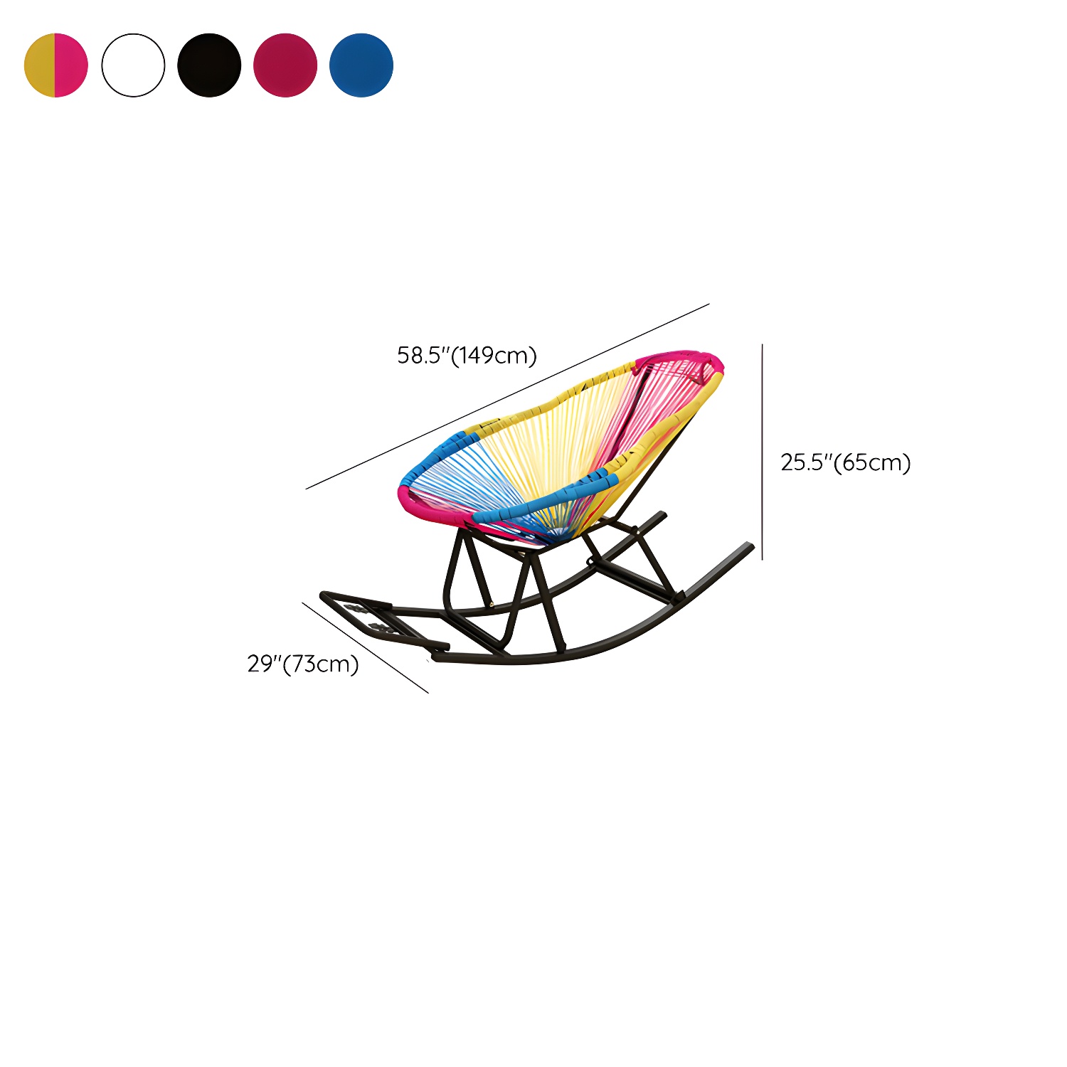Wicker Rocking Accent Chair | Ormau - image 18