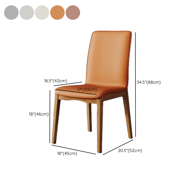 Modern Armless Dining Chair | Ormau - image 11