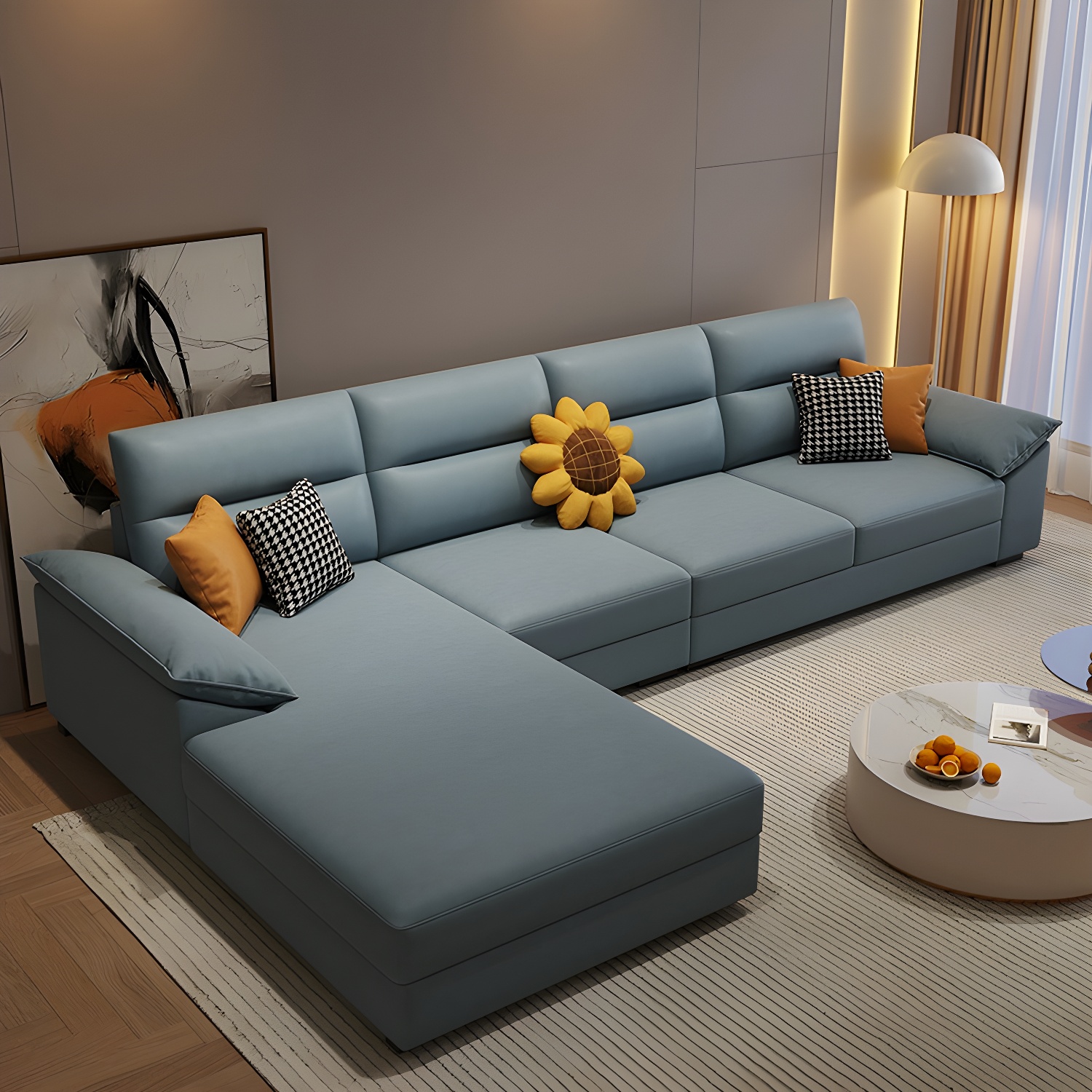 Scandinavian Wood Sofa Chaise | Ormau - image 3