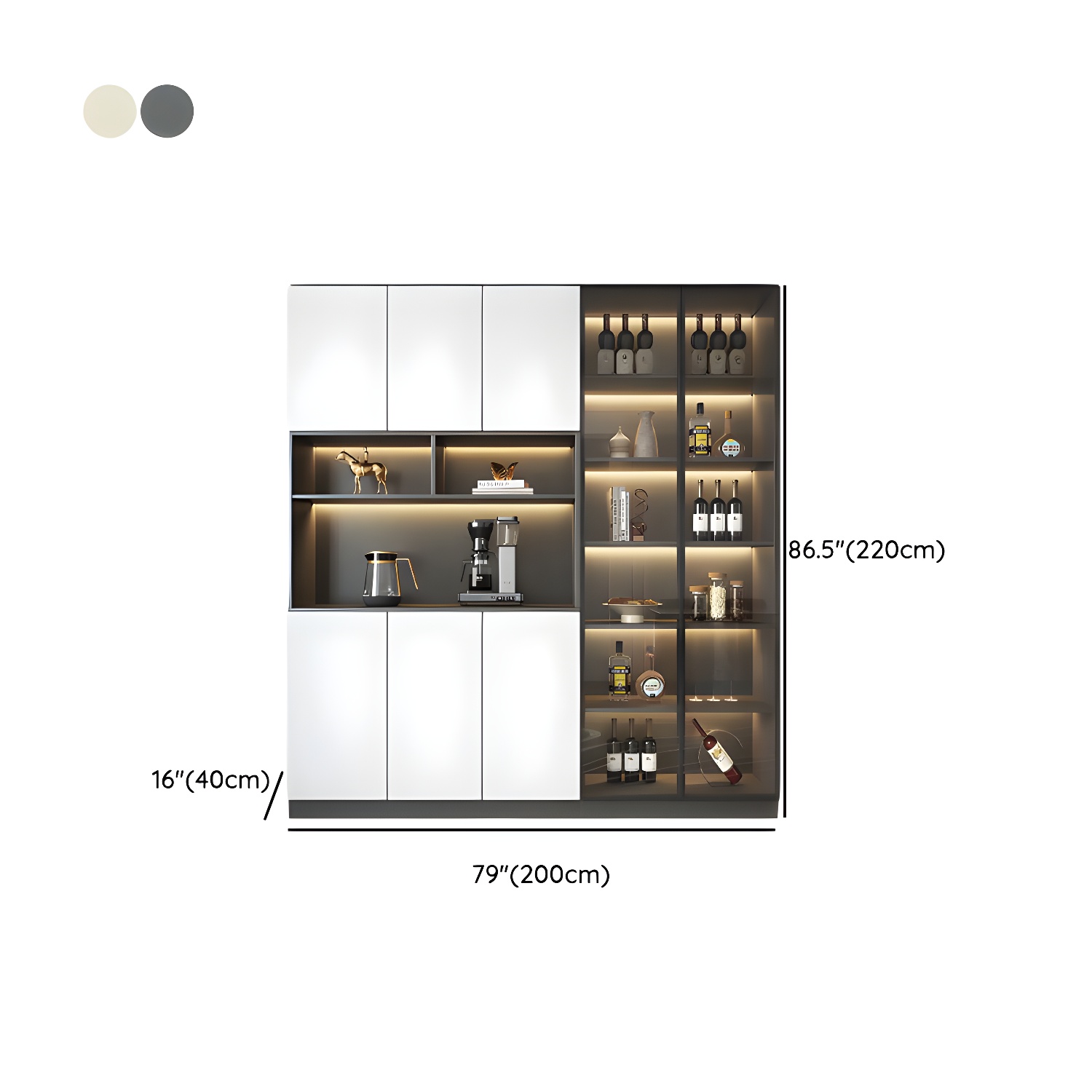 Modern Sideboard with Lighting | Ormau - image 20