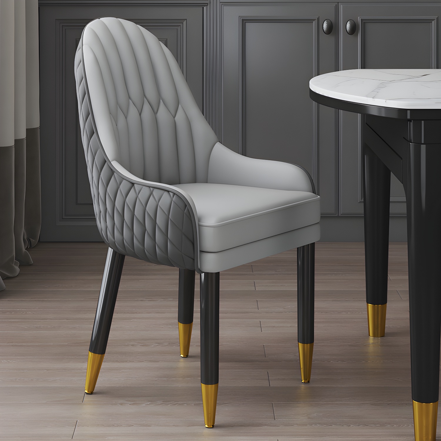 Upholstered Parsons Dining Chair | Ormau - image 9