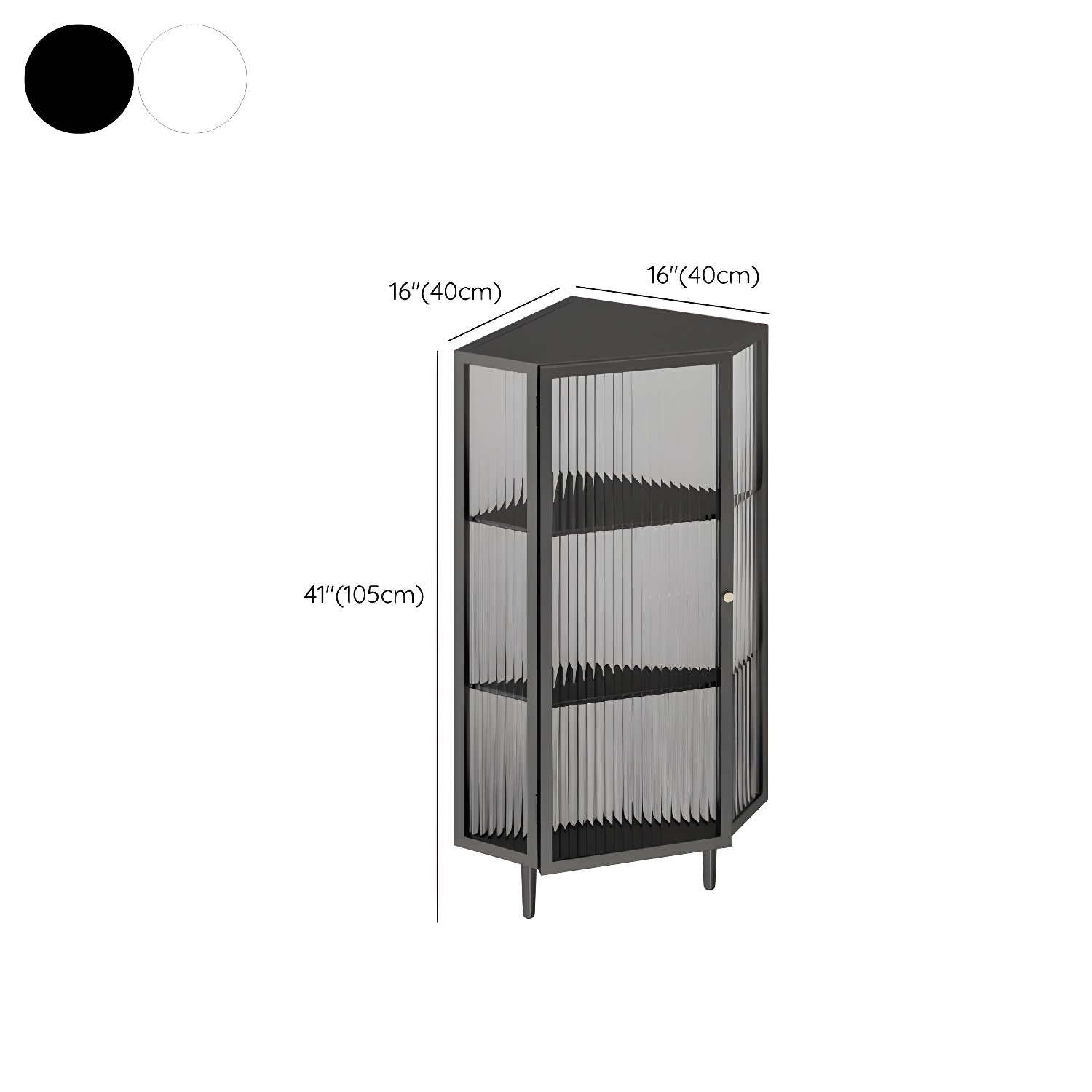 Steel Corner Accent Cabinet | Ormau - image 13