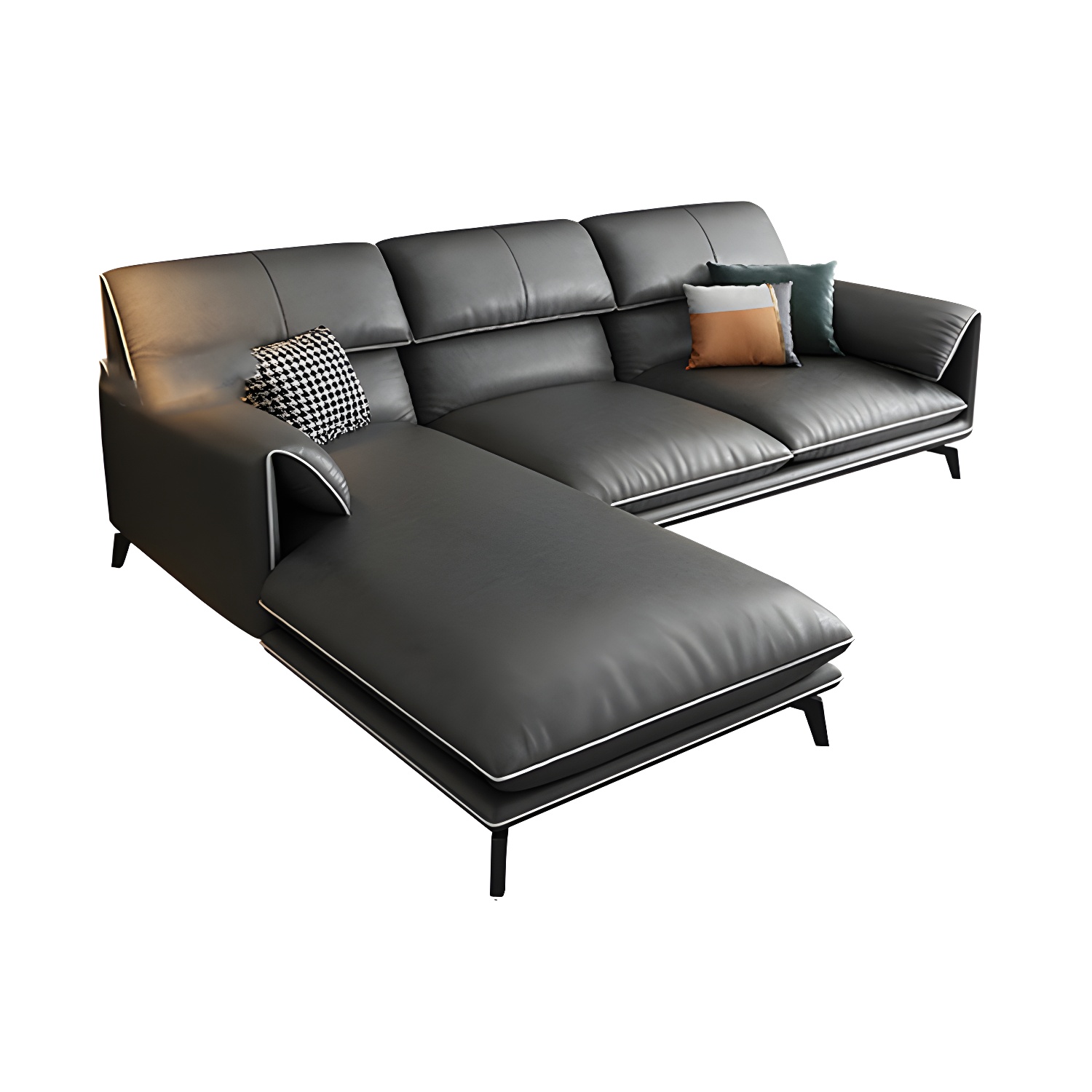 Modern Gray Sectional Sofa | Ormau - image 25