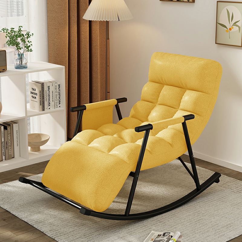 Chic Upholstered Rocking Chair | Ormau - image 23