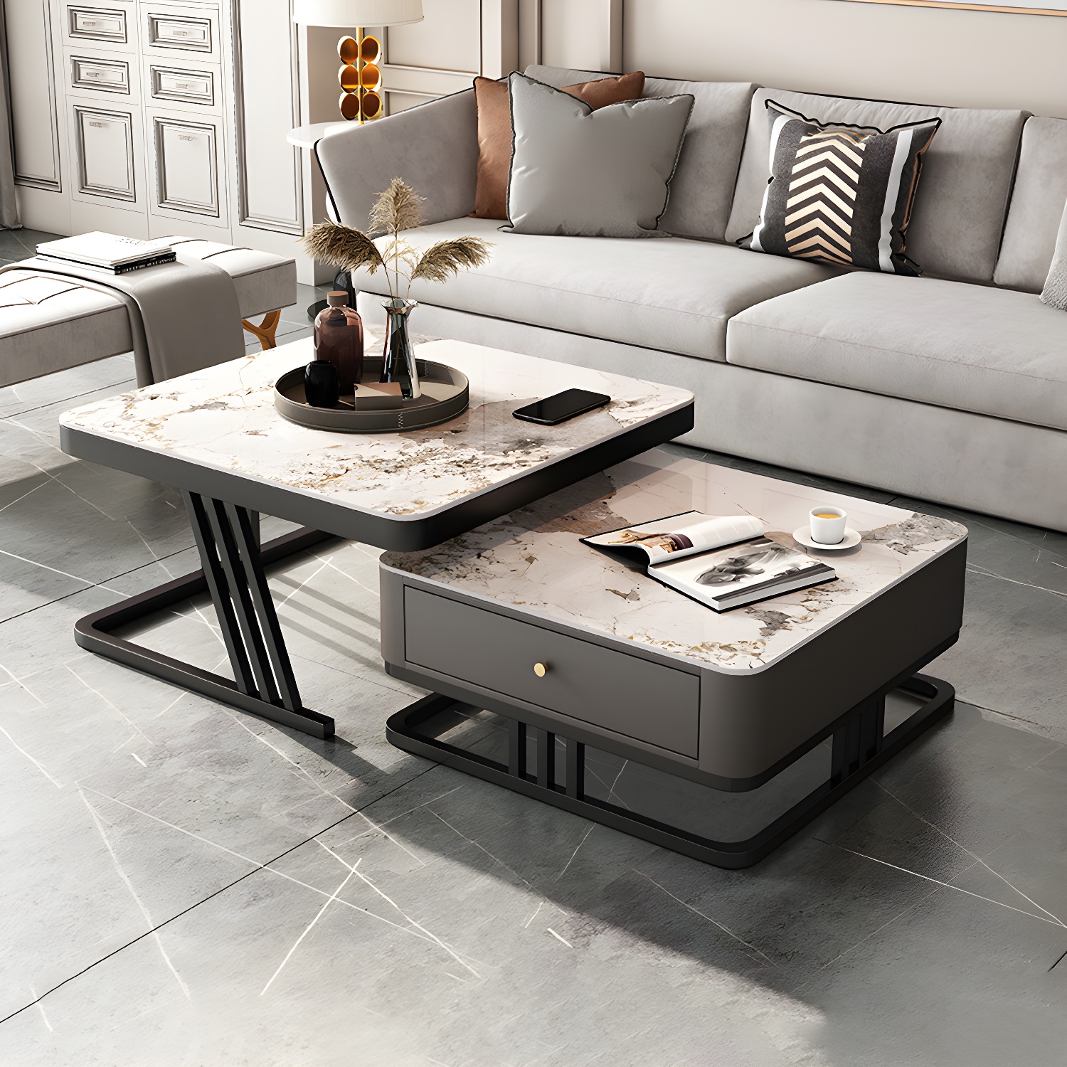 Modern Round Coffee Table | Ormau - image 7