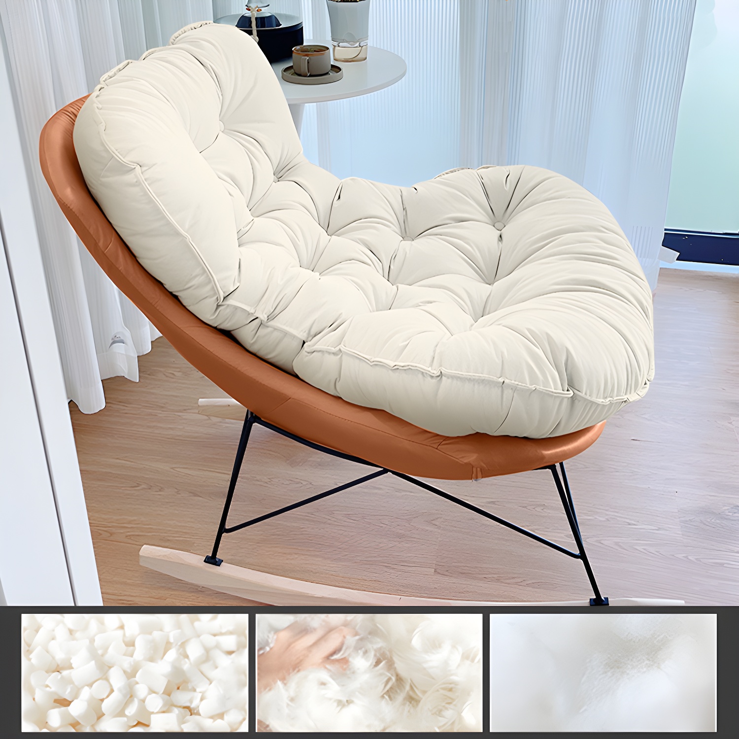 Tufted Rocking Chair | Ormau - image 24
