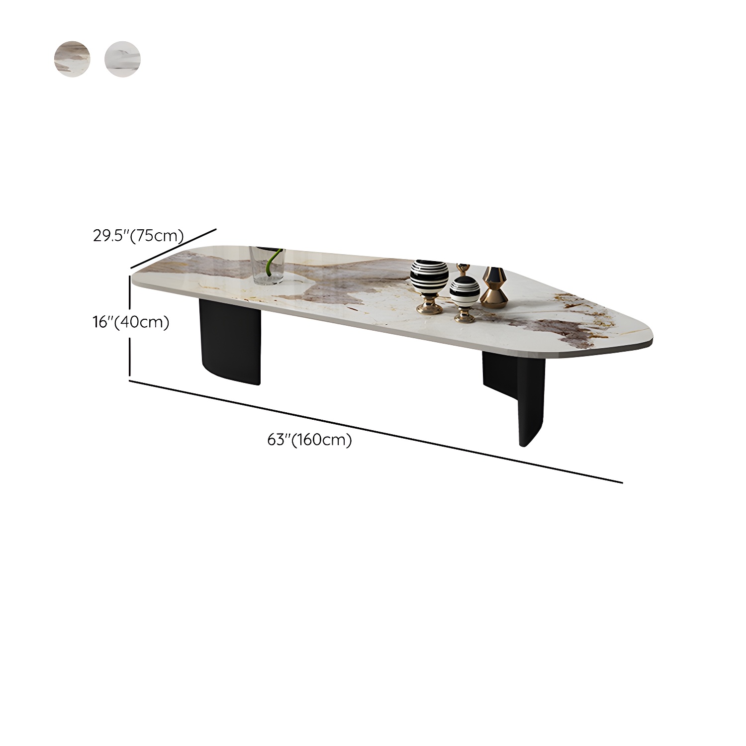 Glam Slate Cocktail Table | Ormau - image 16