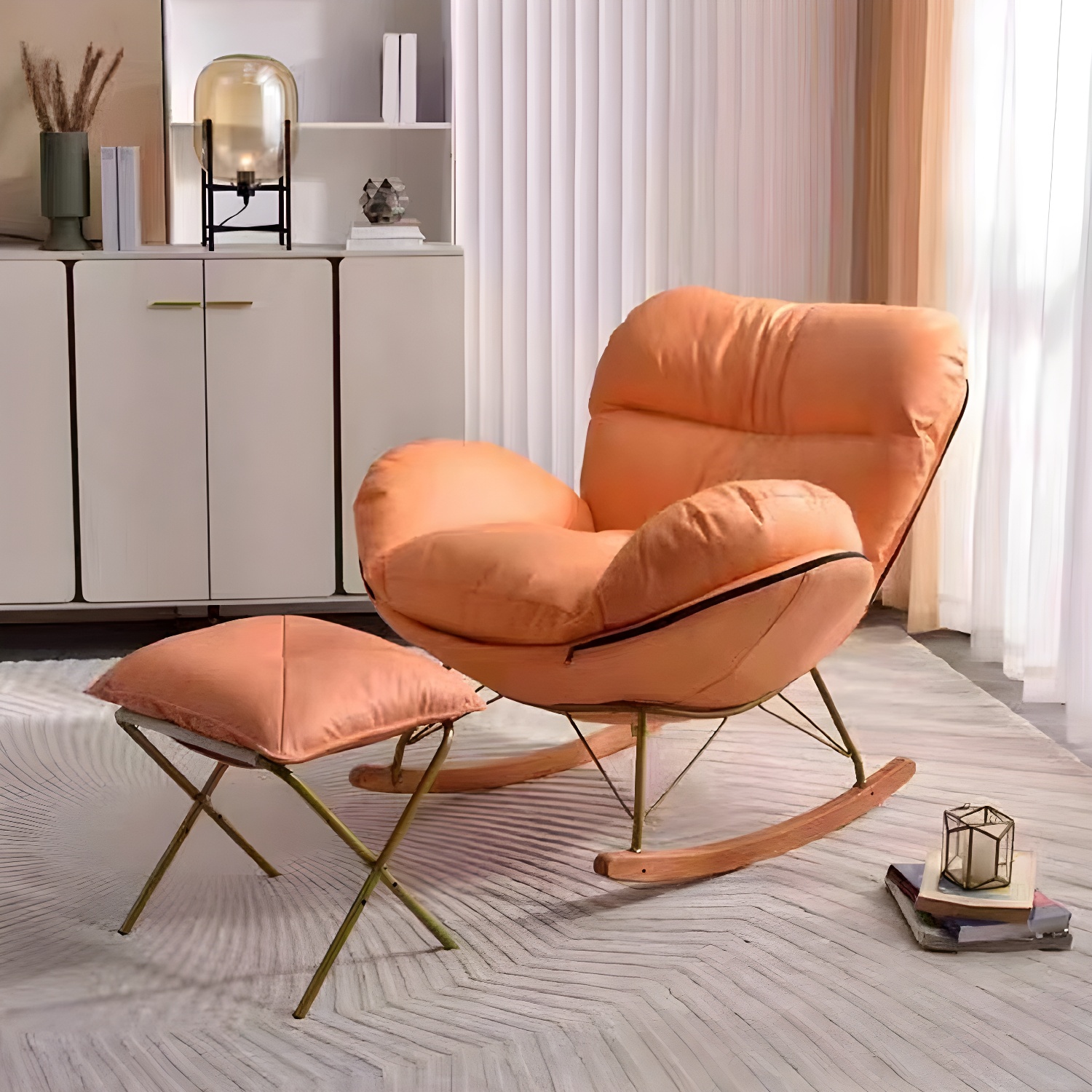 Upholstered Rocking Chair | Ormau - image 11