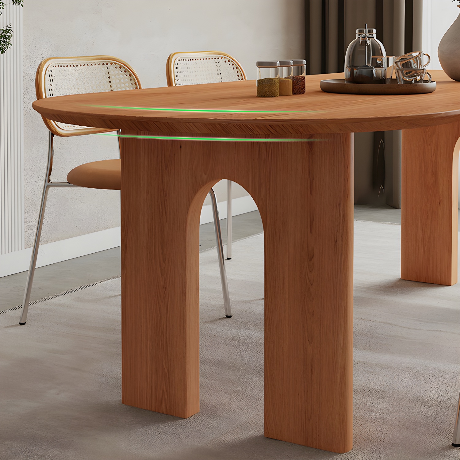 Scandinavian Oval Dining Table | Ormau - image 7