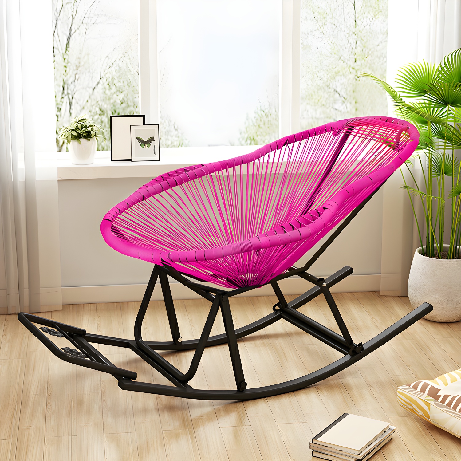 Wicker Rocking Accent Chair | Ormau - image 19