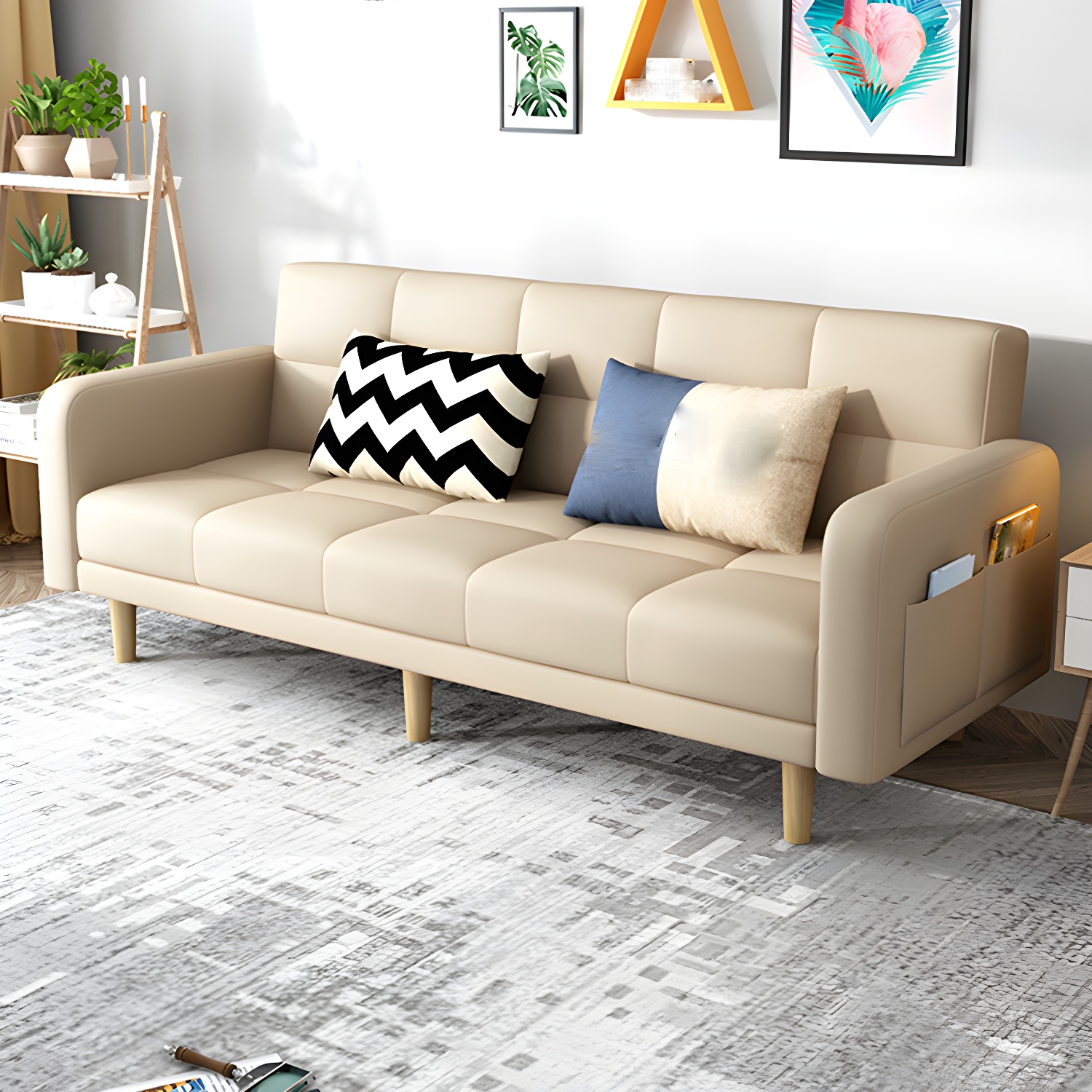 Modern Tufted Sleeper Sofa | Ormau - image 20