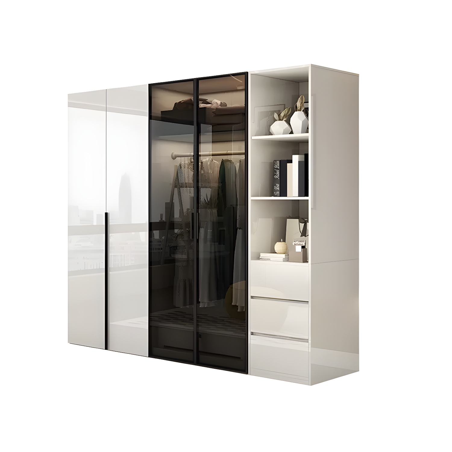 Sleek White Wardrobe | Ormau - image 40