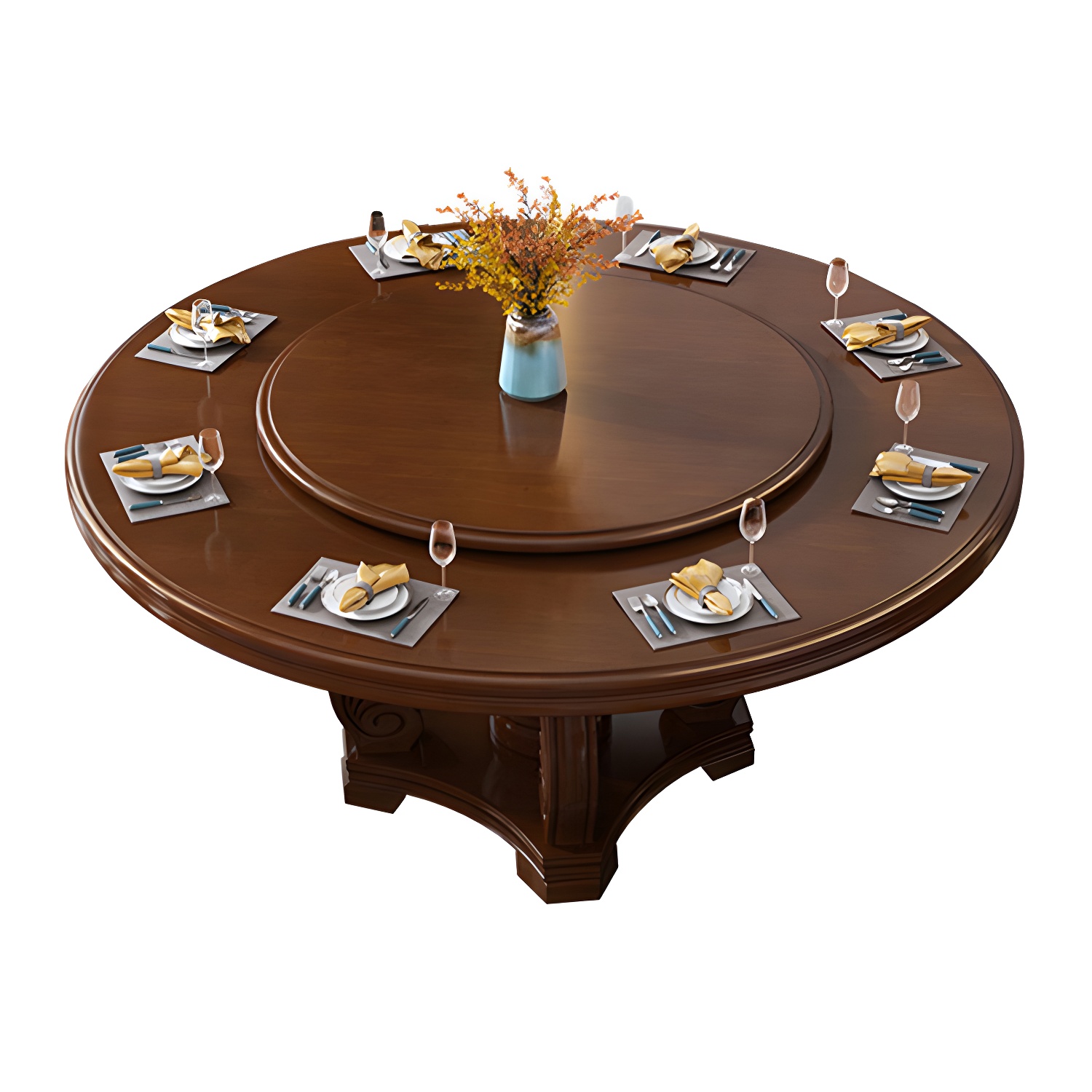 Turntable Dining Table | Ormau - image 39