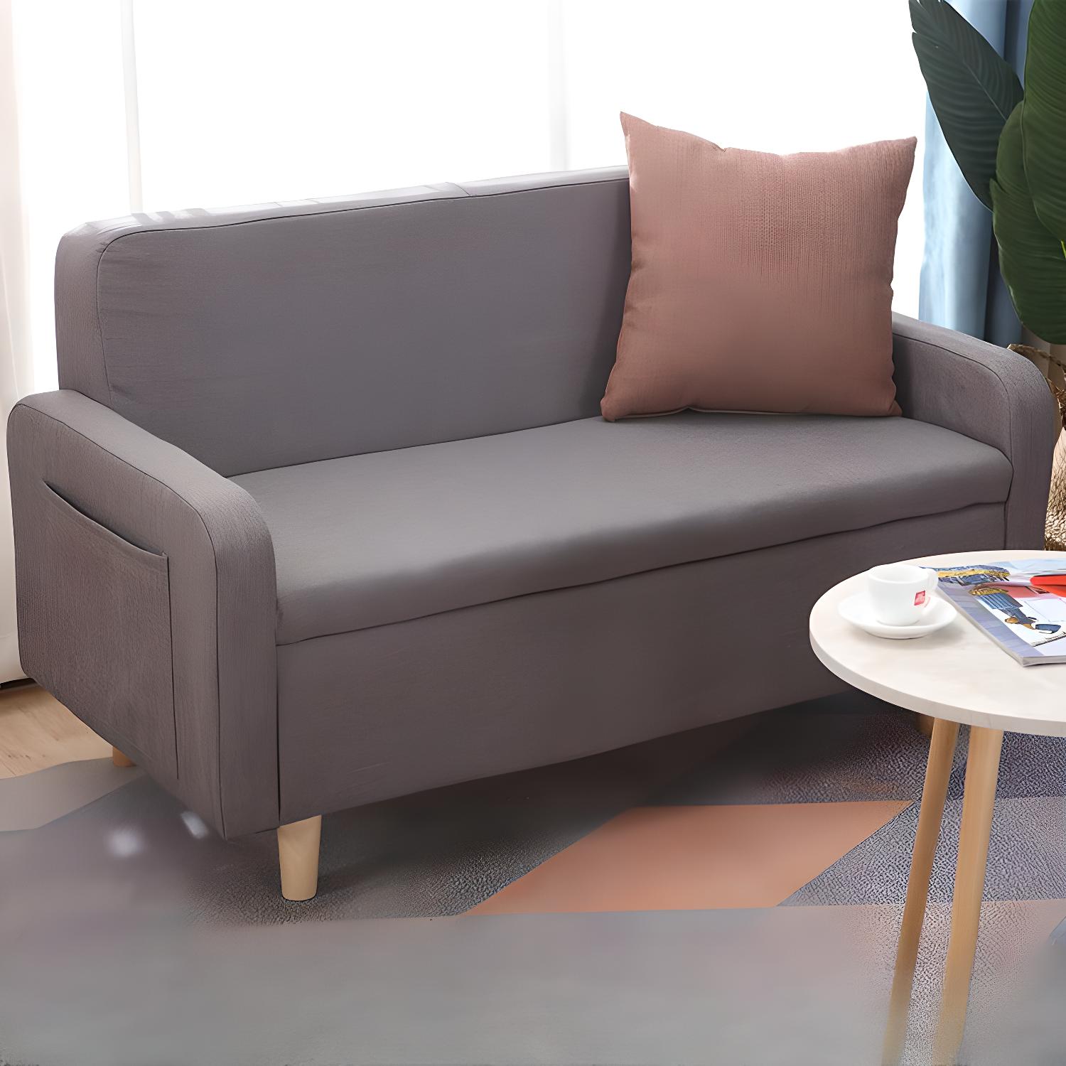 Sculptural Linen Sofa | Ormau - image 13