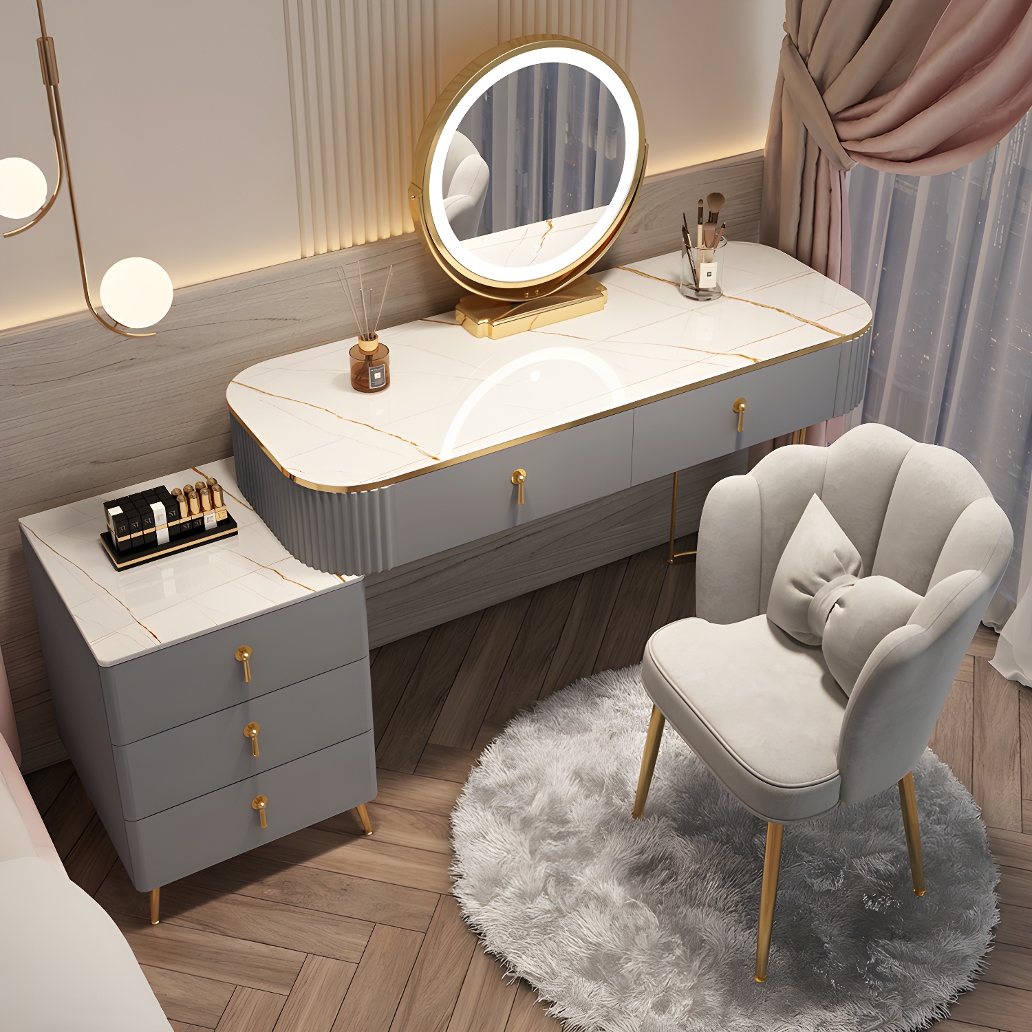 Mirrored Vanity Desk | Ormau - image 34