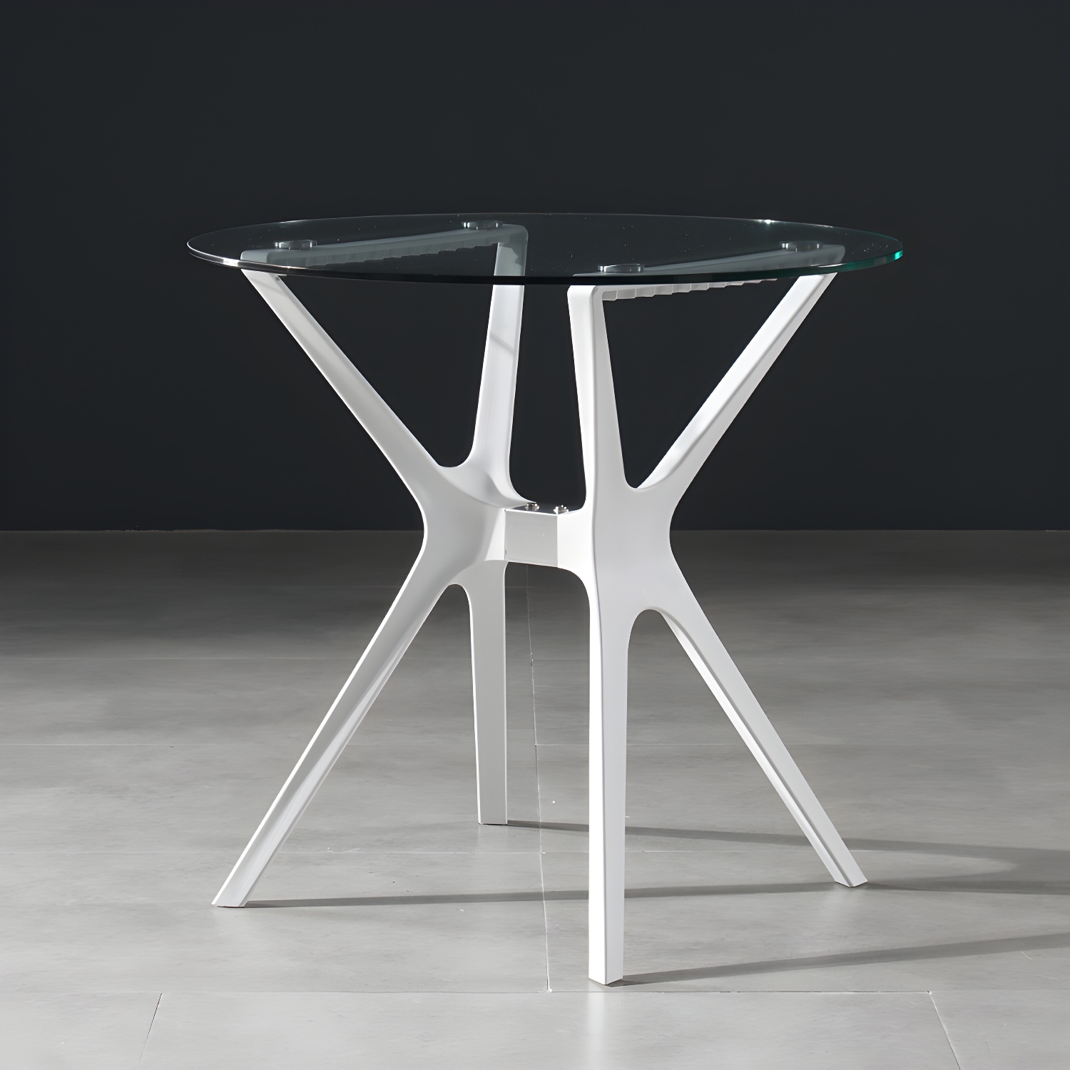 Modern Round Glass Dining Table | Ormau - image 6