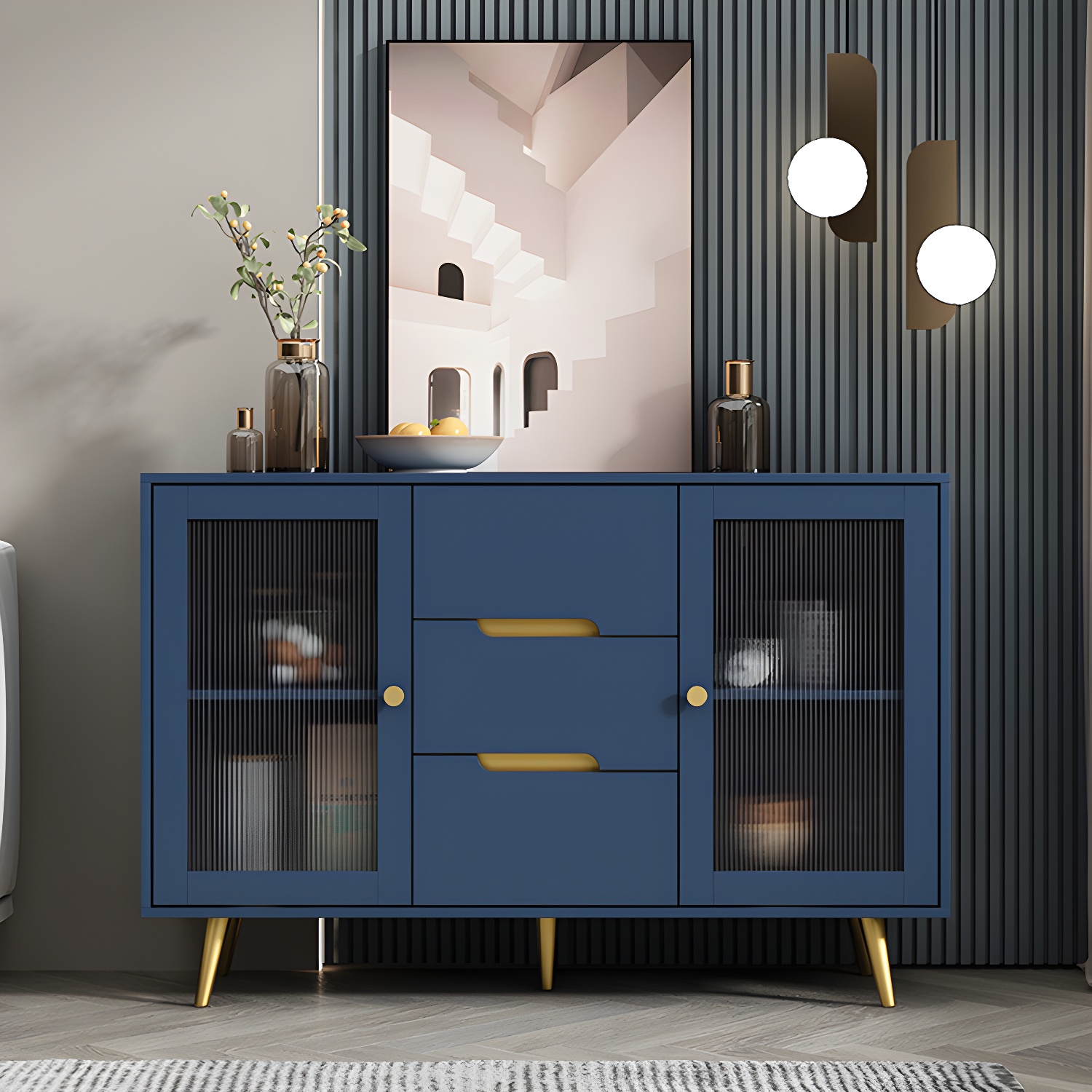Modern Glass Door Sideboard | Ormau - image 28