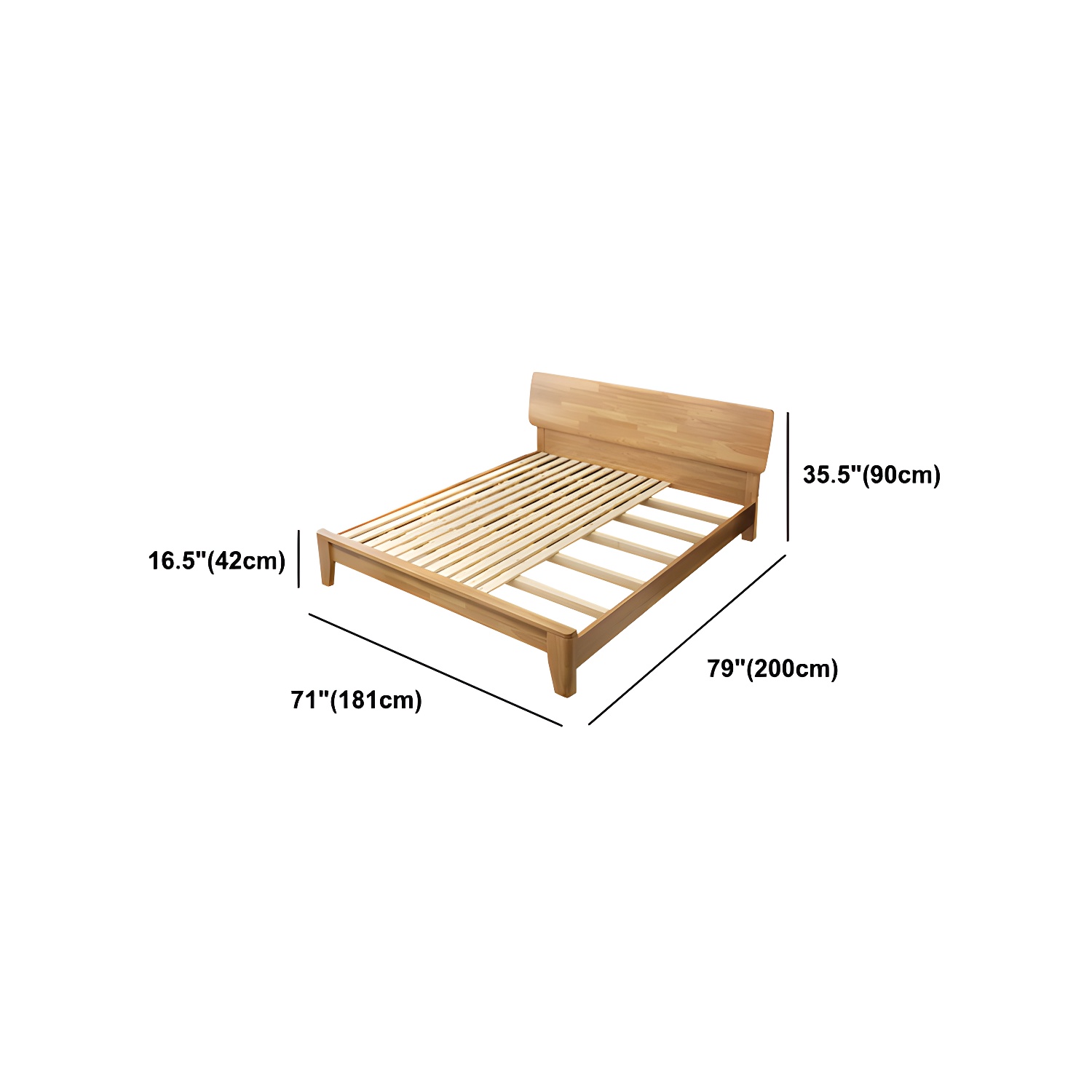 Warm Wood Bed Frame | Ormau - image 16
