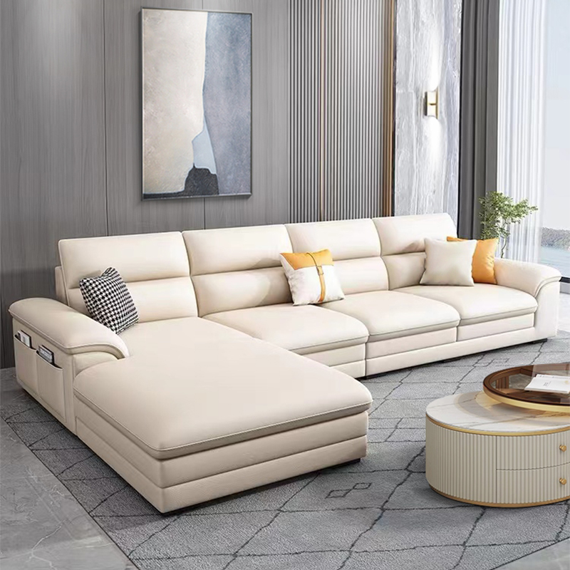 Modern White Sectional Sofa | Ormau - image 1