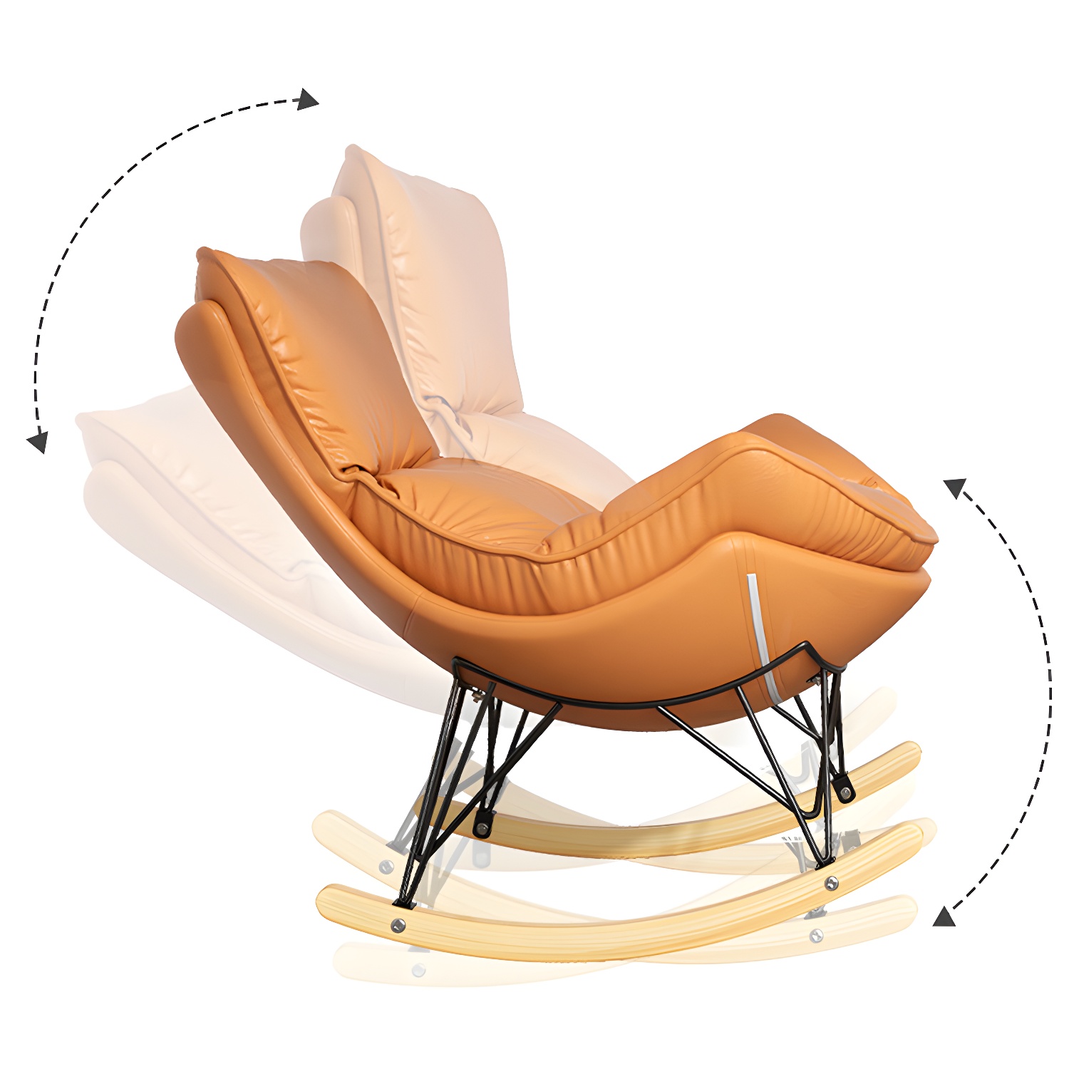 Wingback Rocker & Ottoman Set | Ormau - image 13