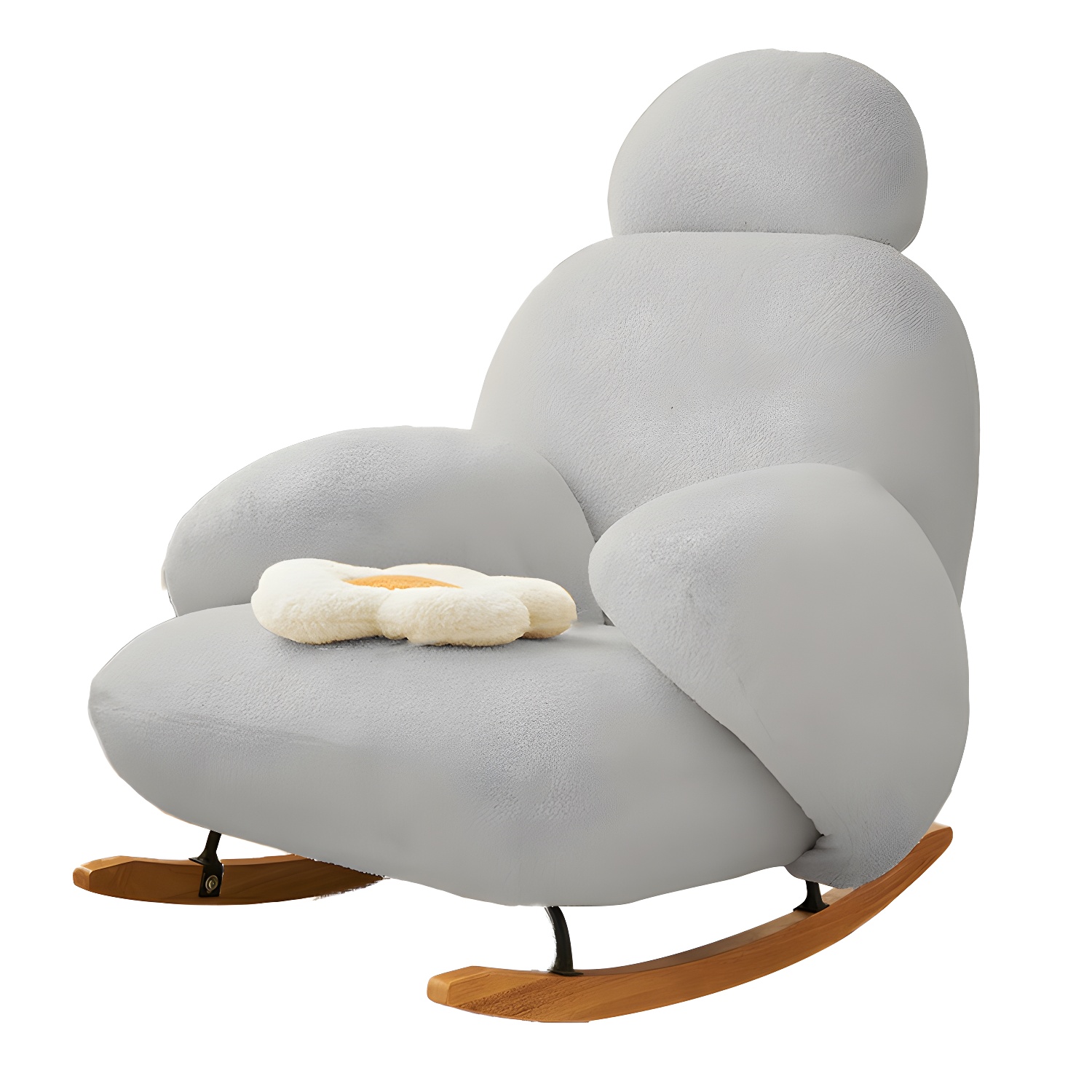 Upholstered Rocking Accent Chair | Ormau - image 3