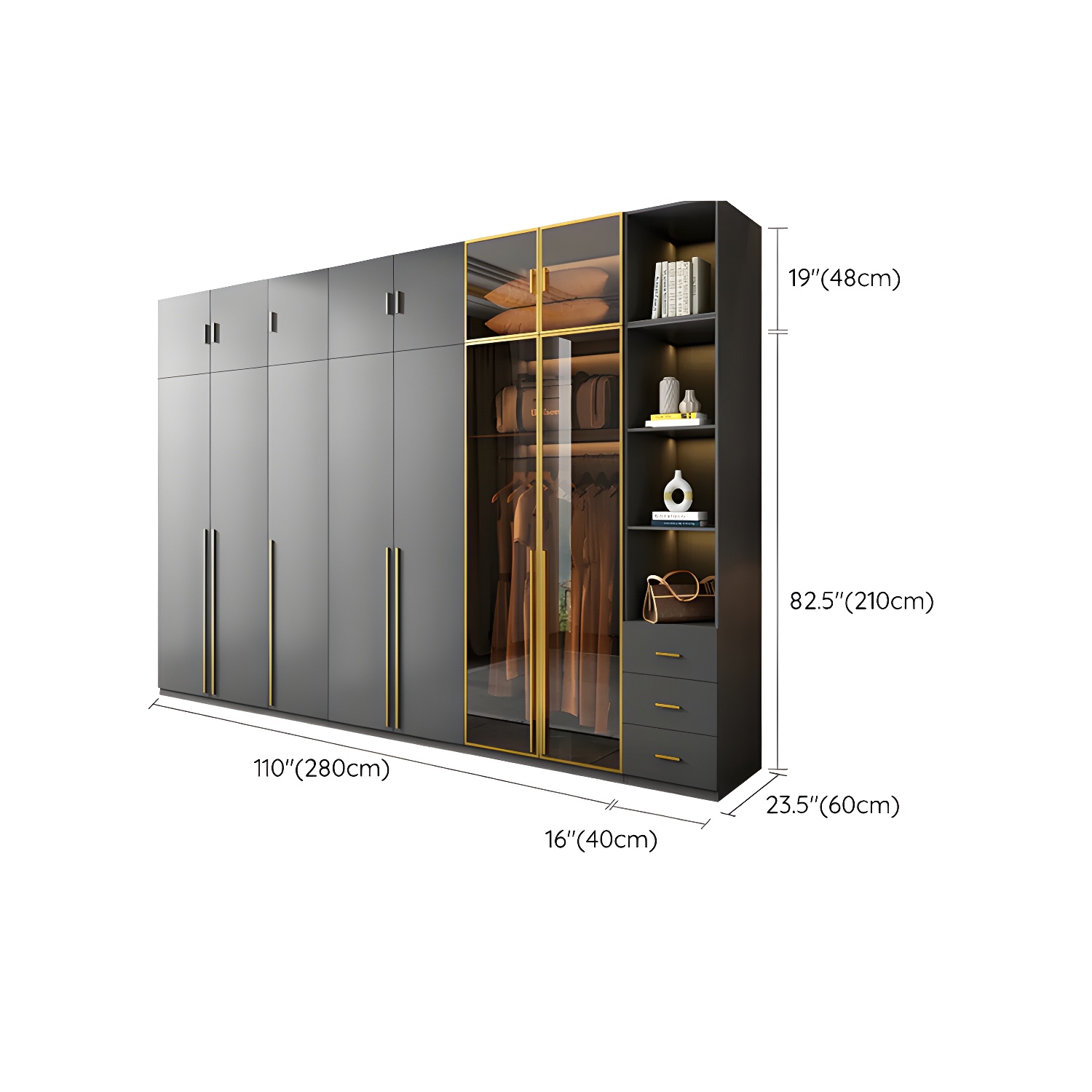 Modern Wardrobe Armoire | Ormau - image 38