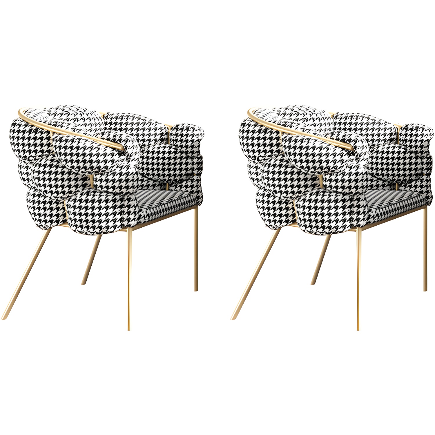 Glam Upholstered Dining Chair | Ormau - image 26