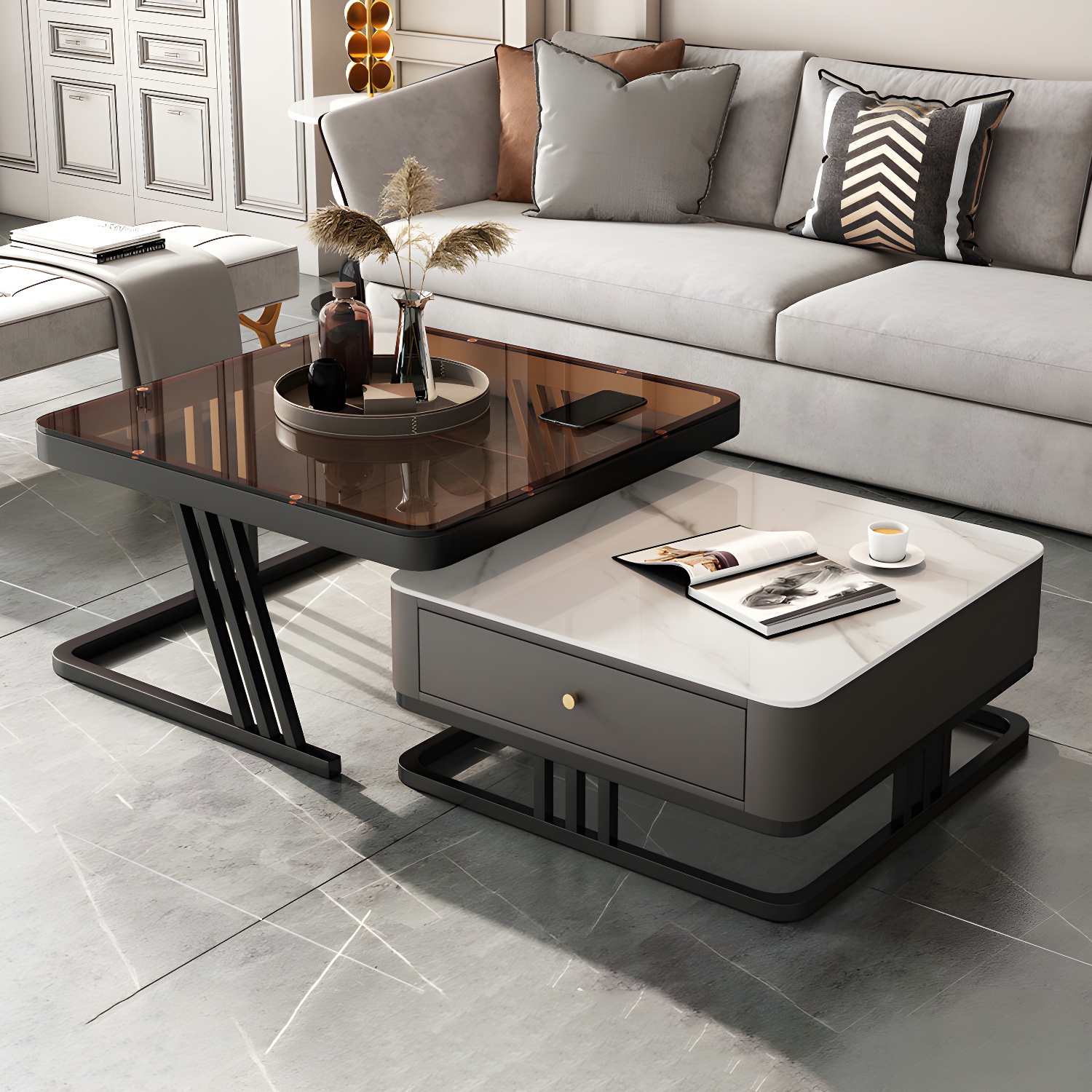 Modern Round Coffee Table | Ormau - image 5
