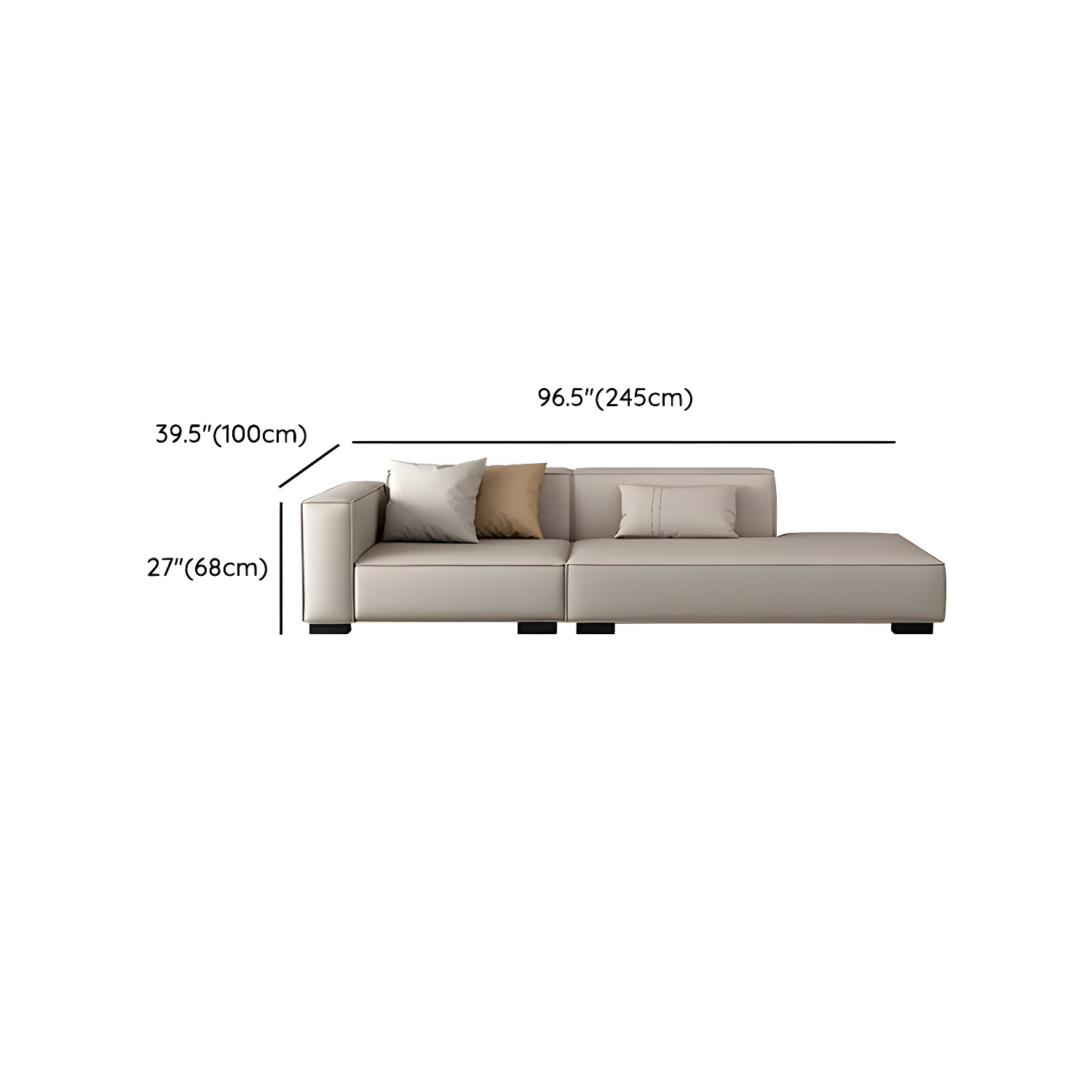 Modern Sofa Chaise | Ormau - image 16