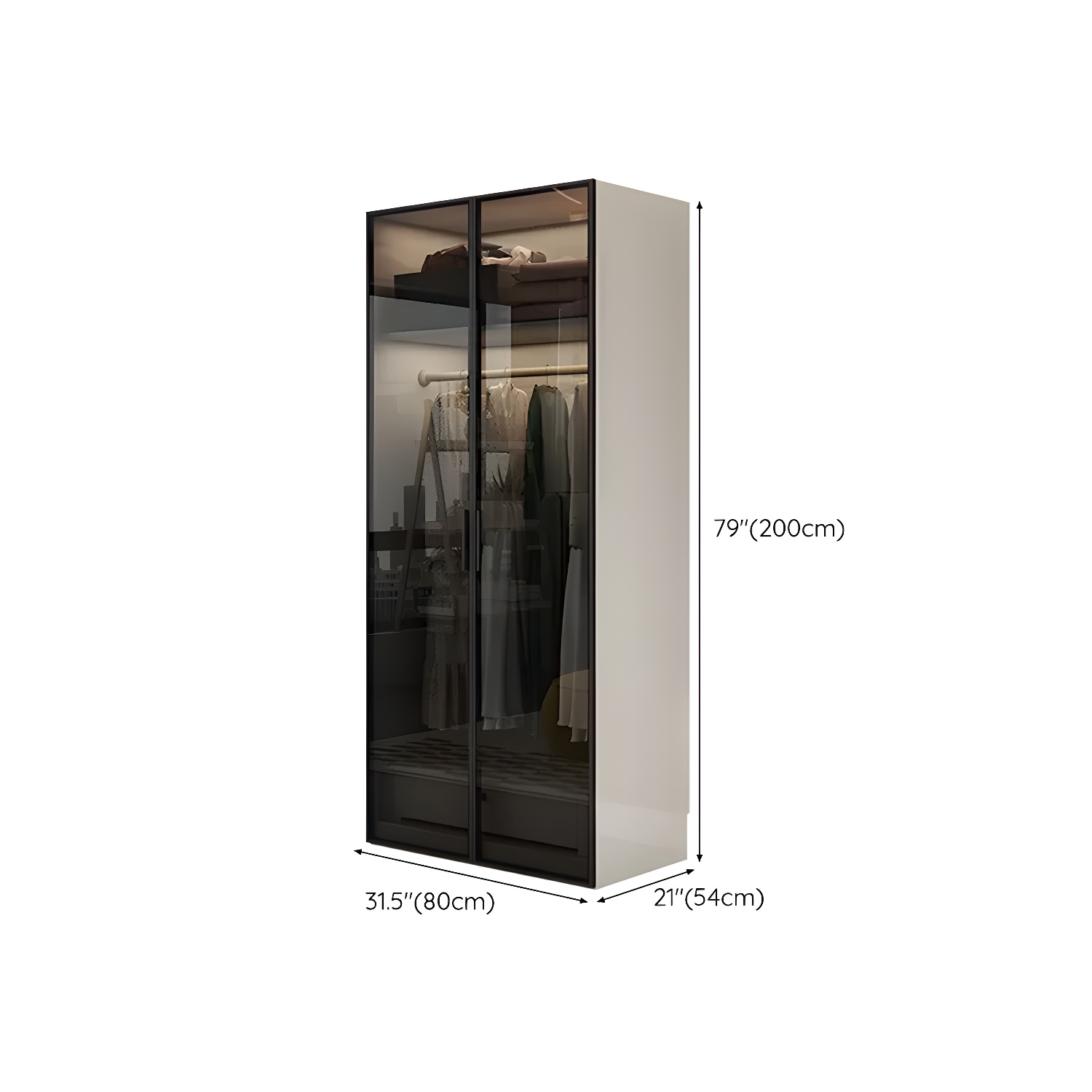 Sleek White Wardrobe | Ormau - image 9