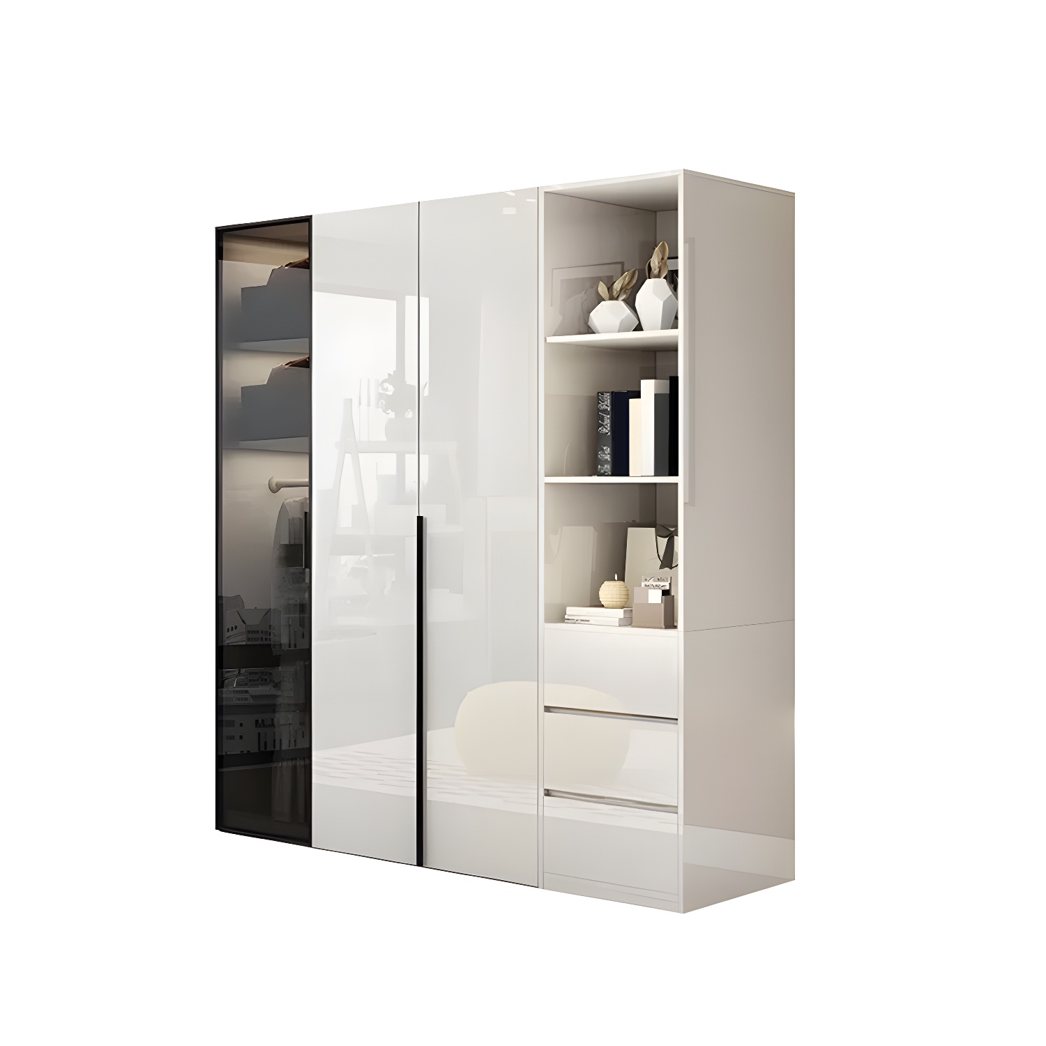 Sleek White Wardrobe | Ormau - image 46
