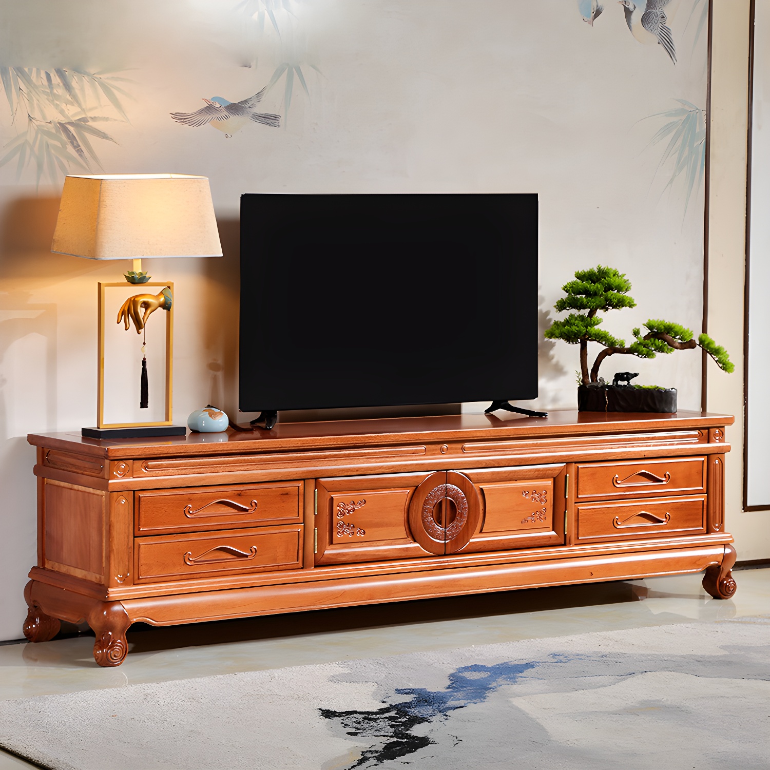 Classical Wood TV Stand | Ormau - image 25