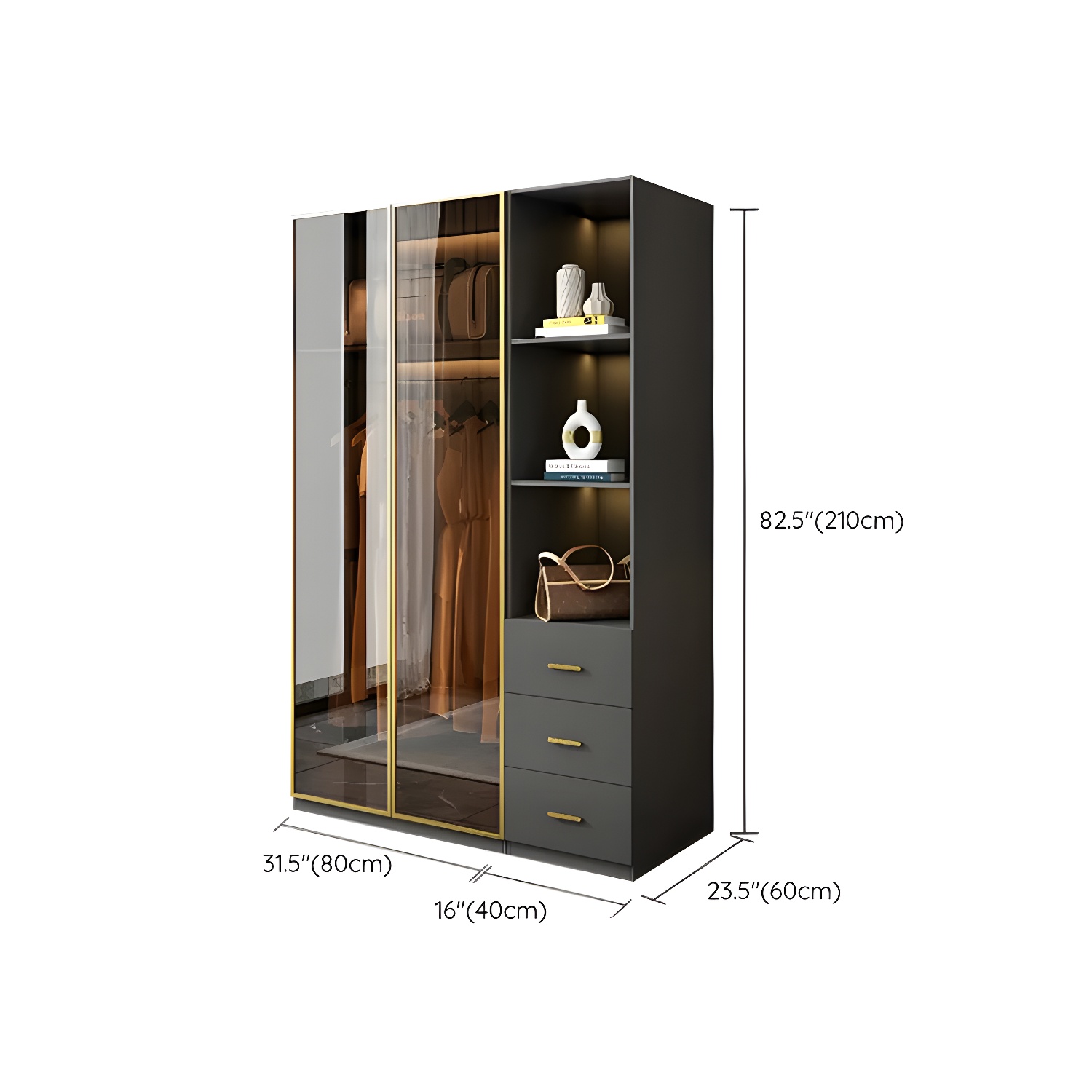 Modern Wardrobe Armoire | Ormau - image 26