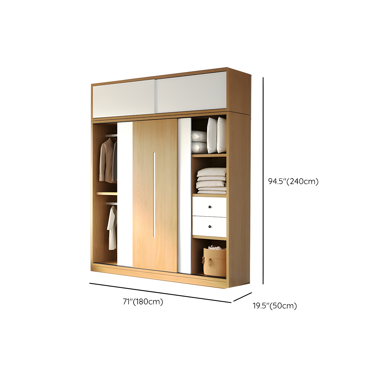 Minimalist Wardrobe Armoire | Ormau - image 19