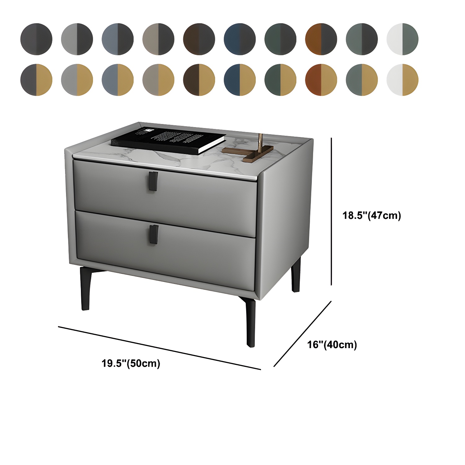Solid Wood Nightstand | Ormau - image 23
