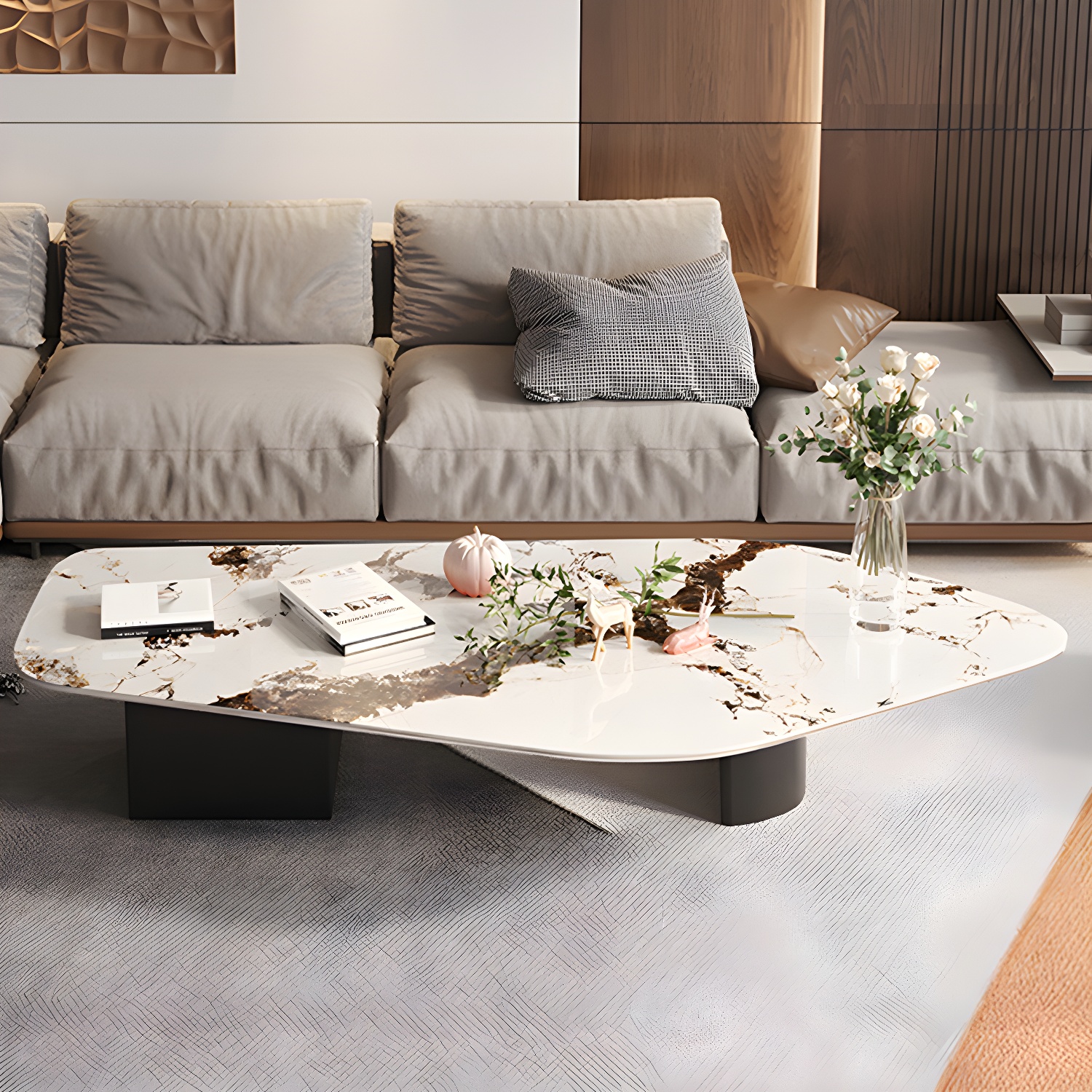 Stone Geometric Coffee Table | Ormau - image 3