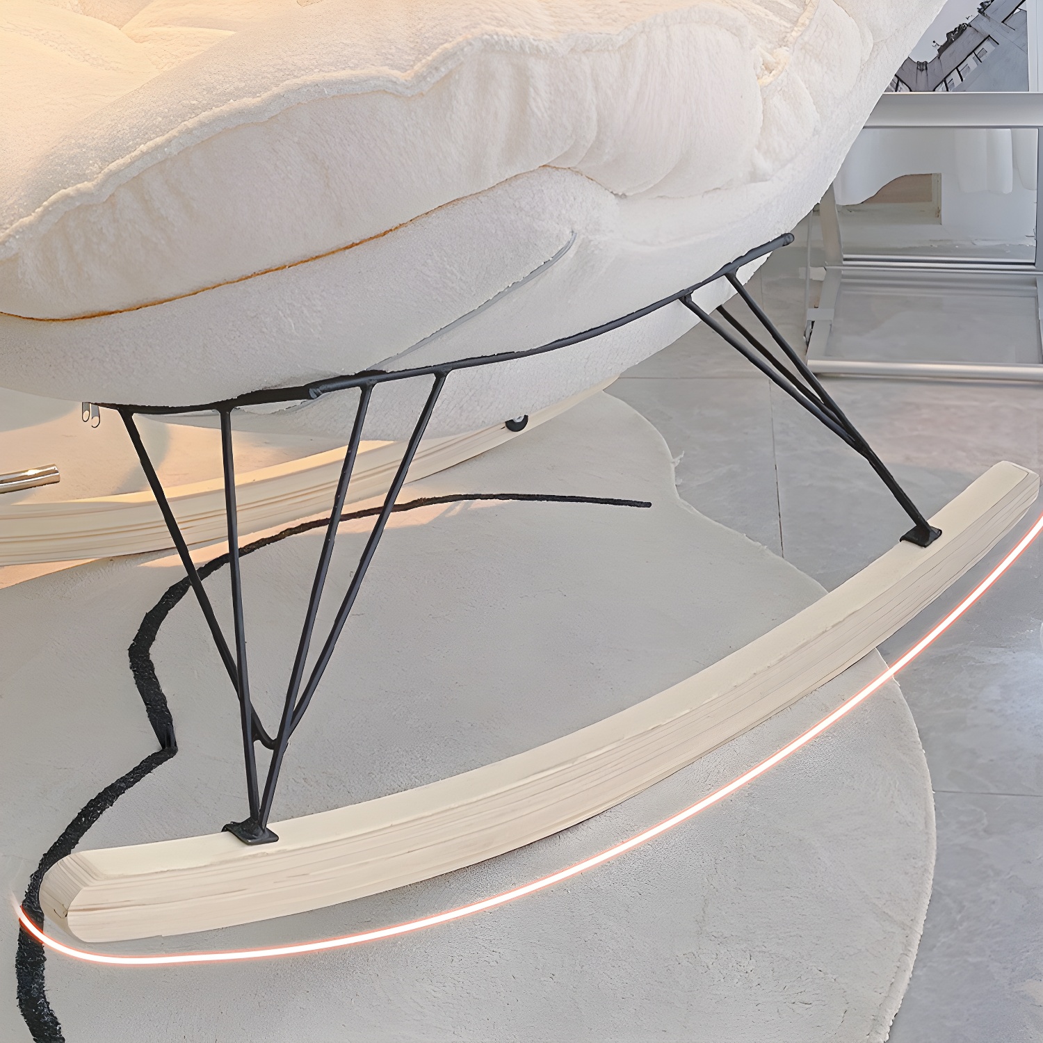 Tufted Rocking Chair | Ormau - image 18