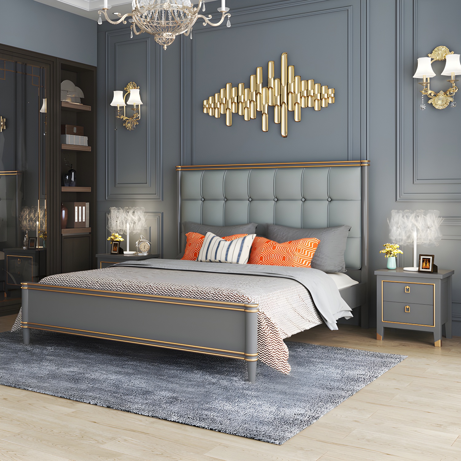 Modern Tufted Bed | Ormau - image 4