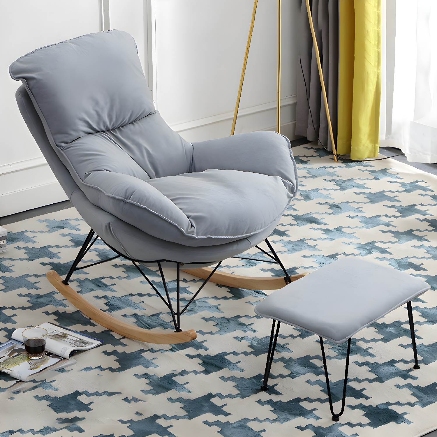 Rocking Chair & Ottoman Set | Ormau - image 21