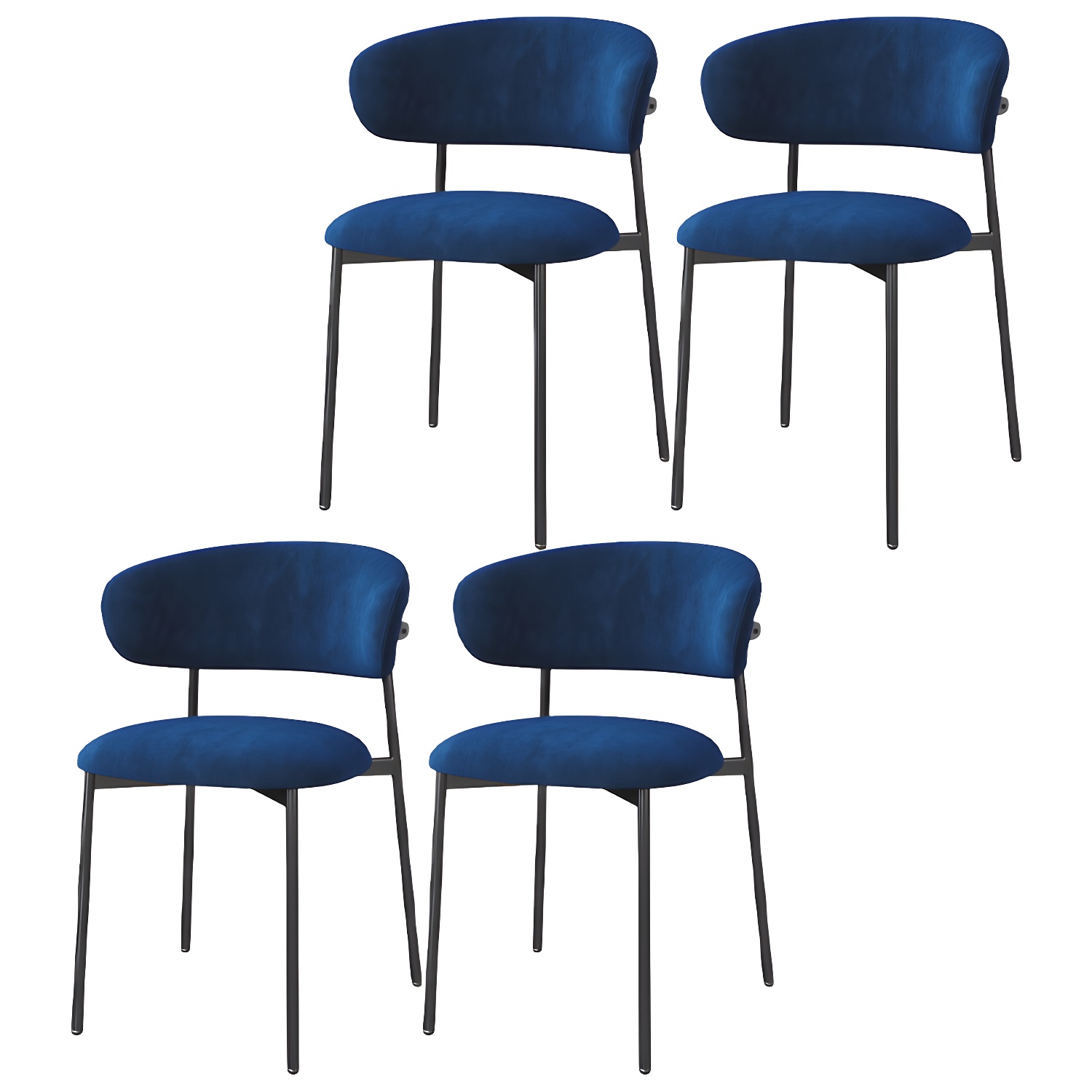 Upholstered Dining Chair Set | Ormau - image 21