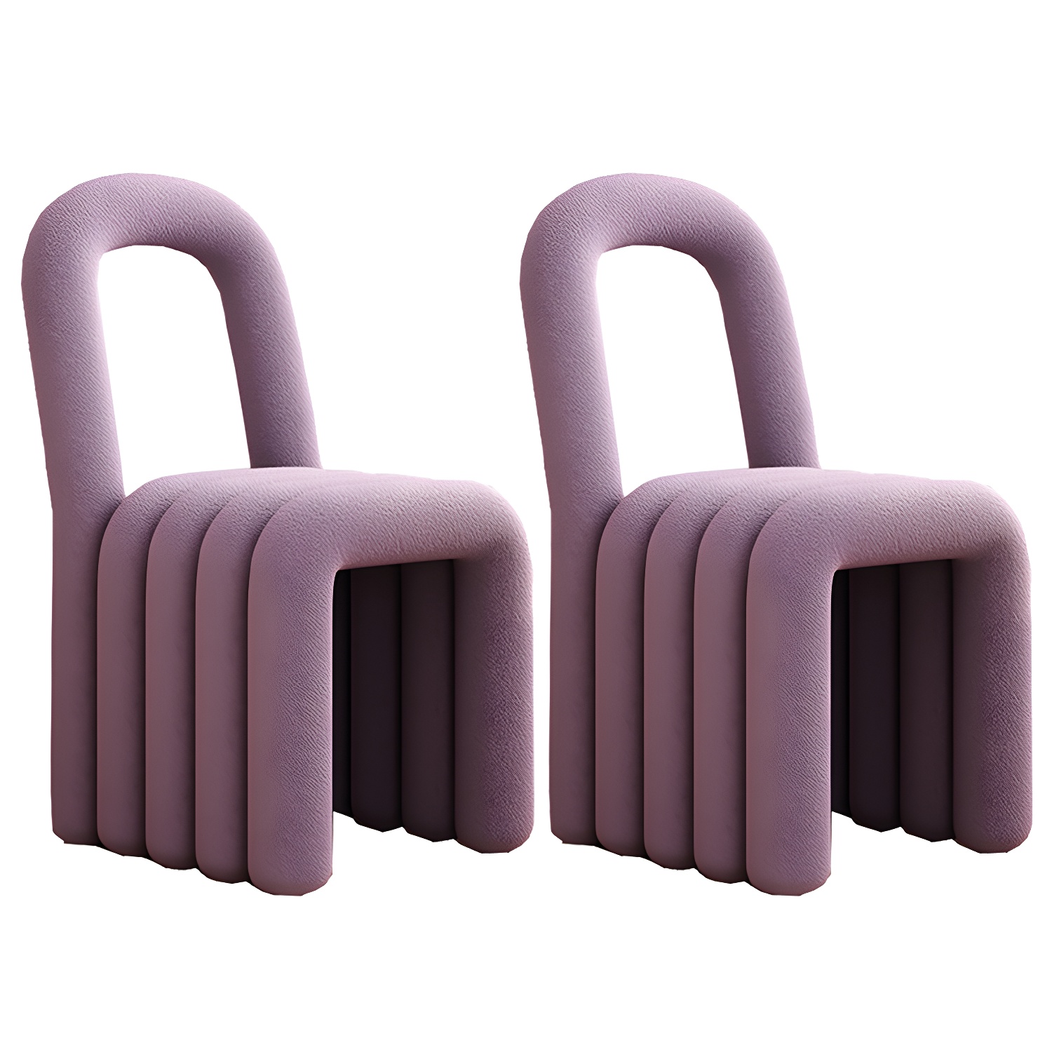 Velvet Open-Back Dining Chair | Ormau - image 46