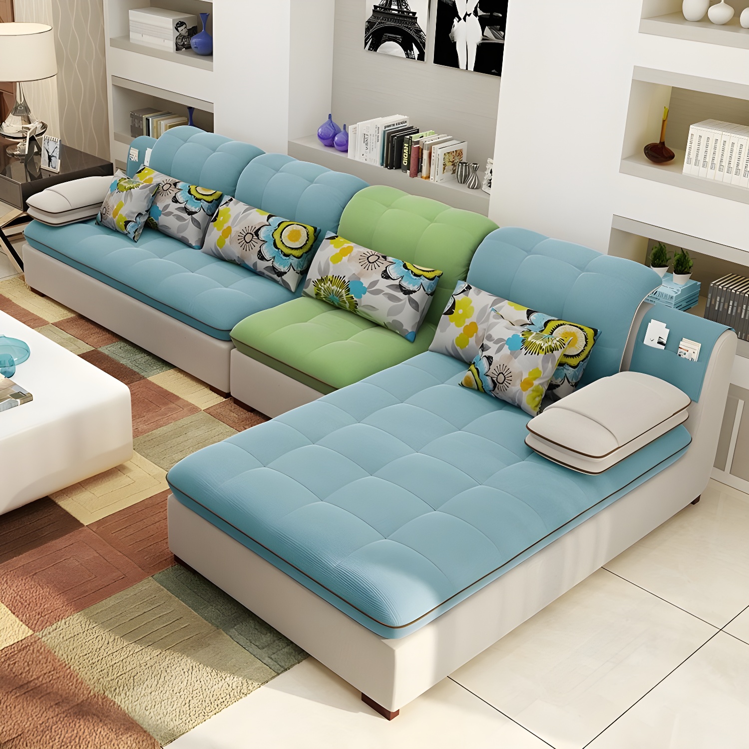 Modern L-Shape Sectional Sofa | Ormau - image 11