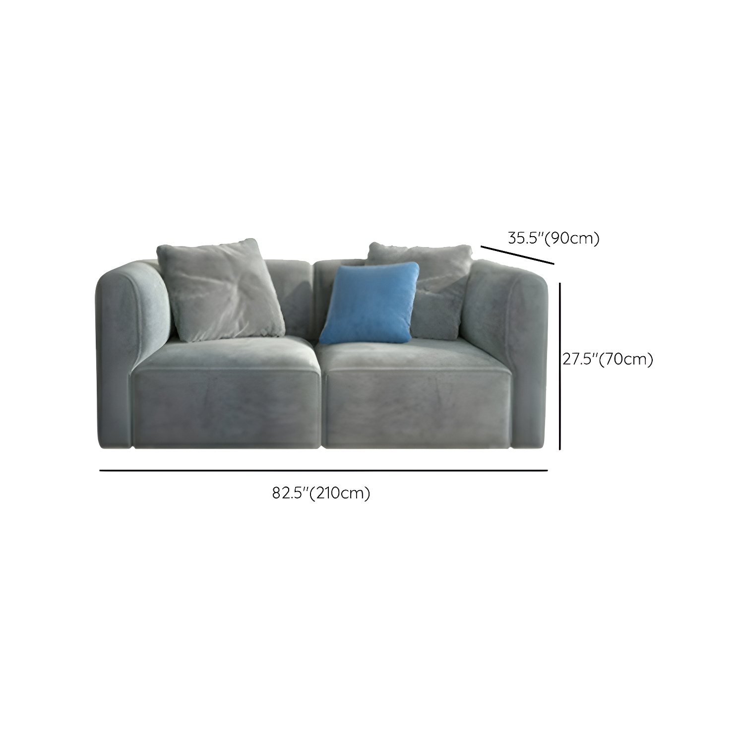 Flannel Sectional Sofa | Ormau - image 16