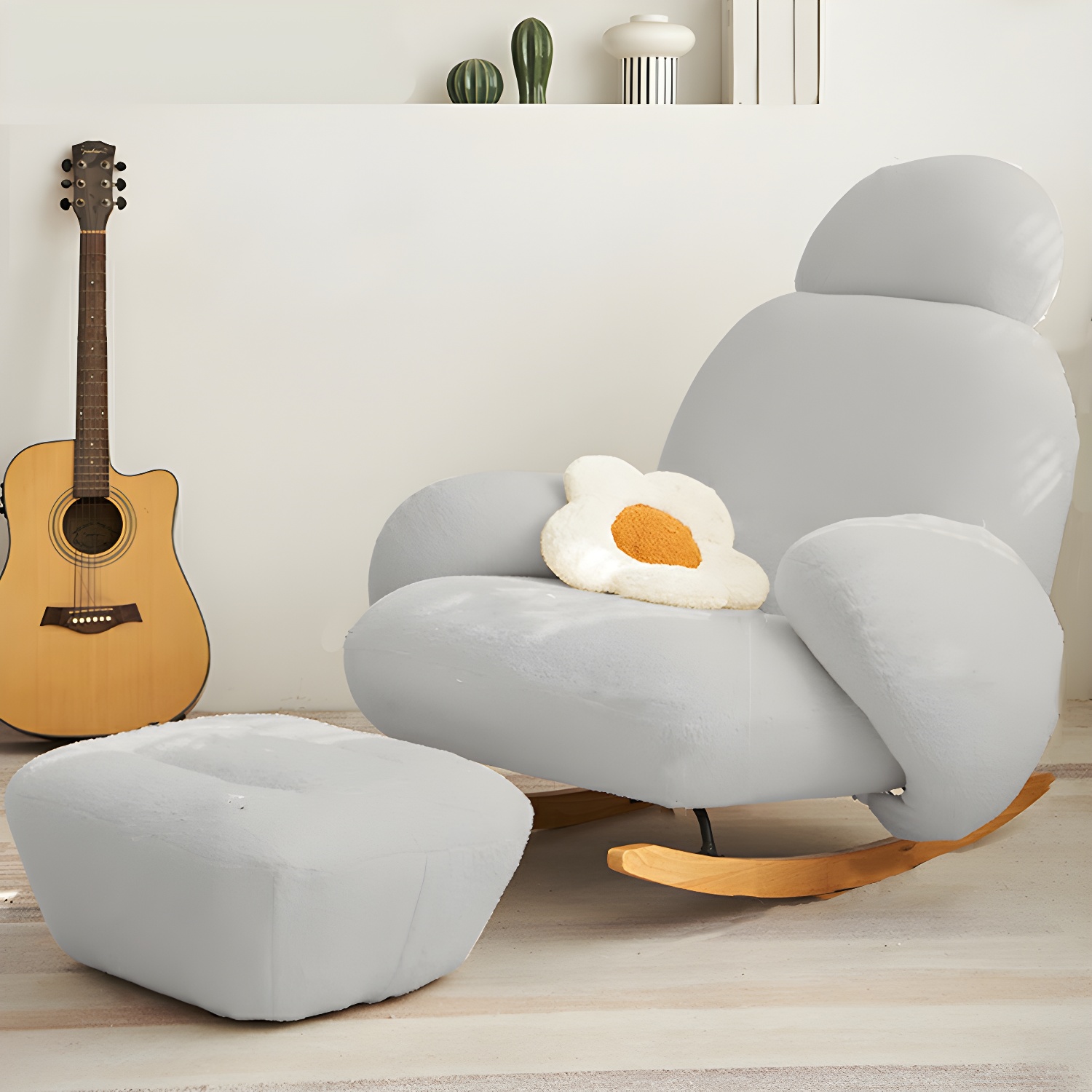 Upholstered Rocking Accent Chair | Ormau - image 23