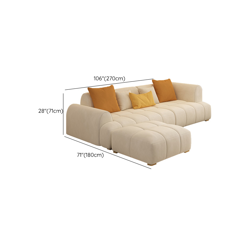 Modern Beige Sectional Sofa | Ormau - image 11