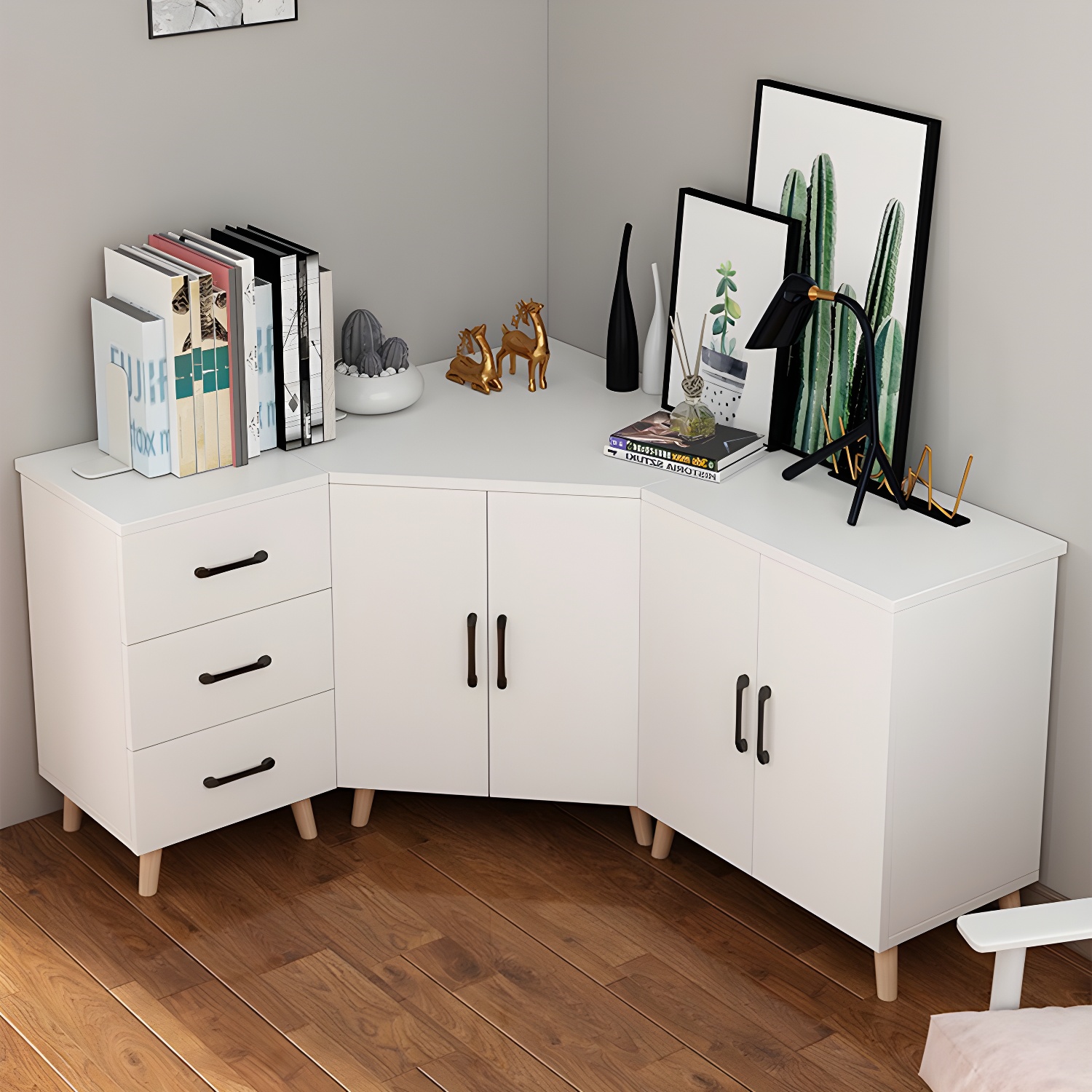 Bar Pulls Corner Cabinet | Ormau - image 18
