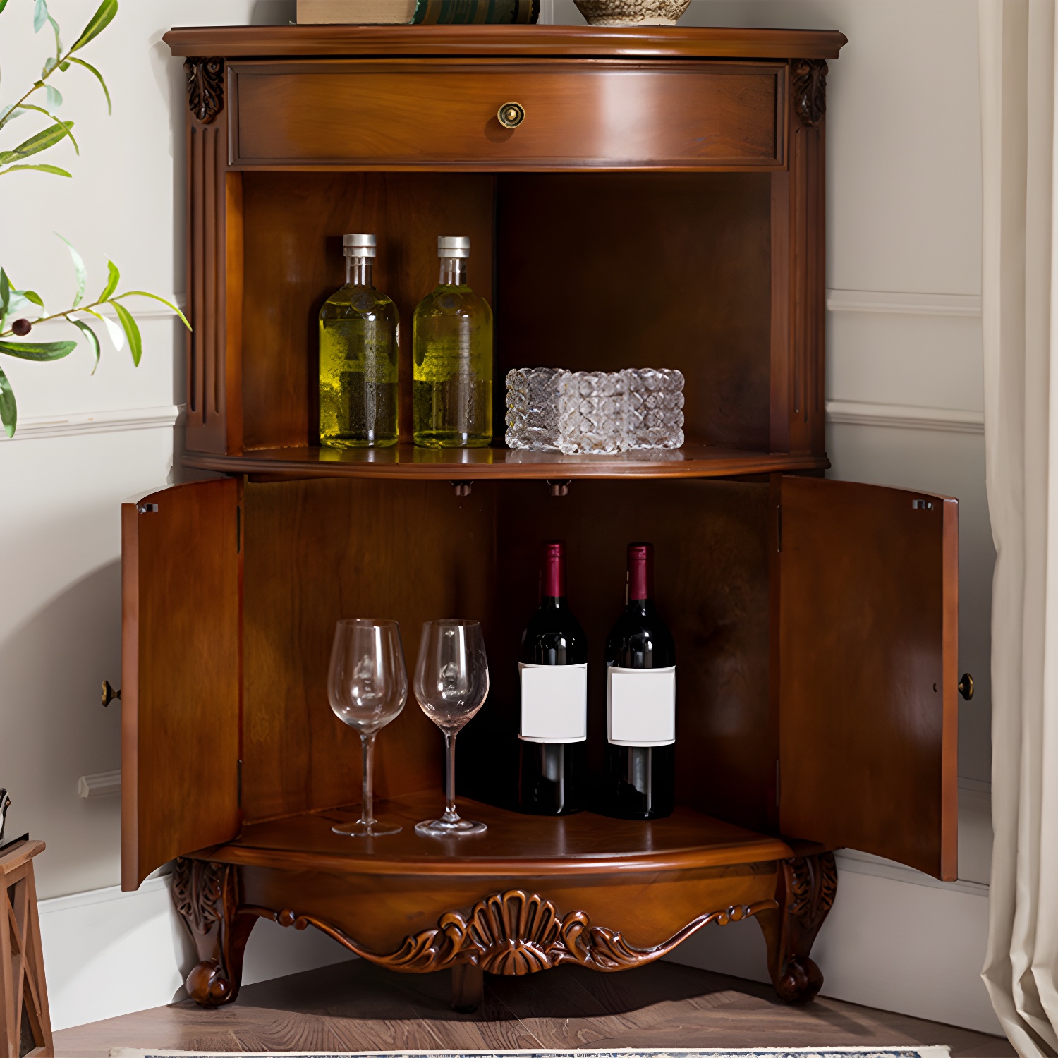 Mid-Century Corner Cabinet | Ormau - image 4